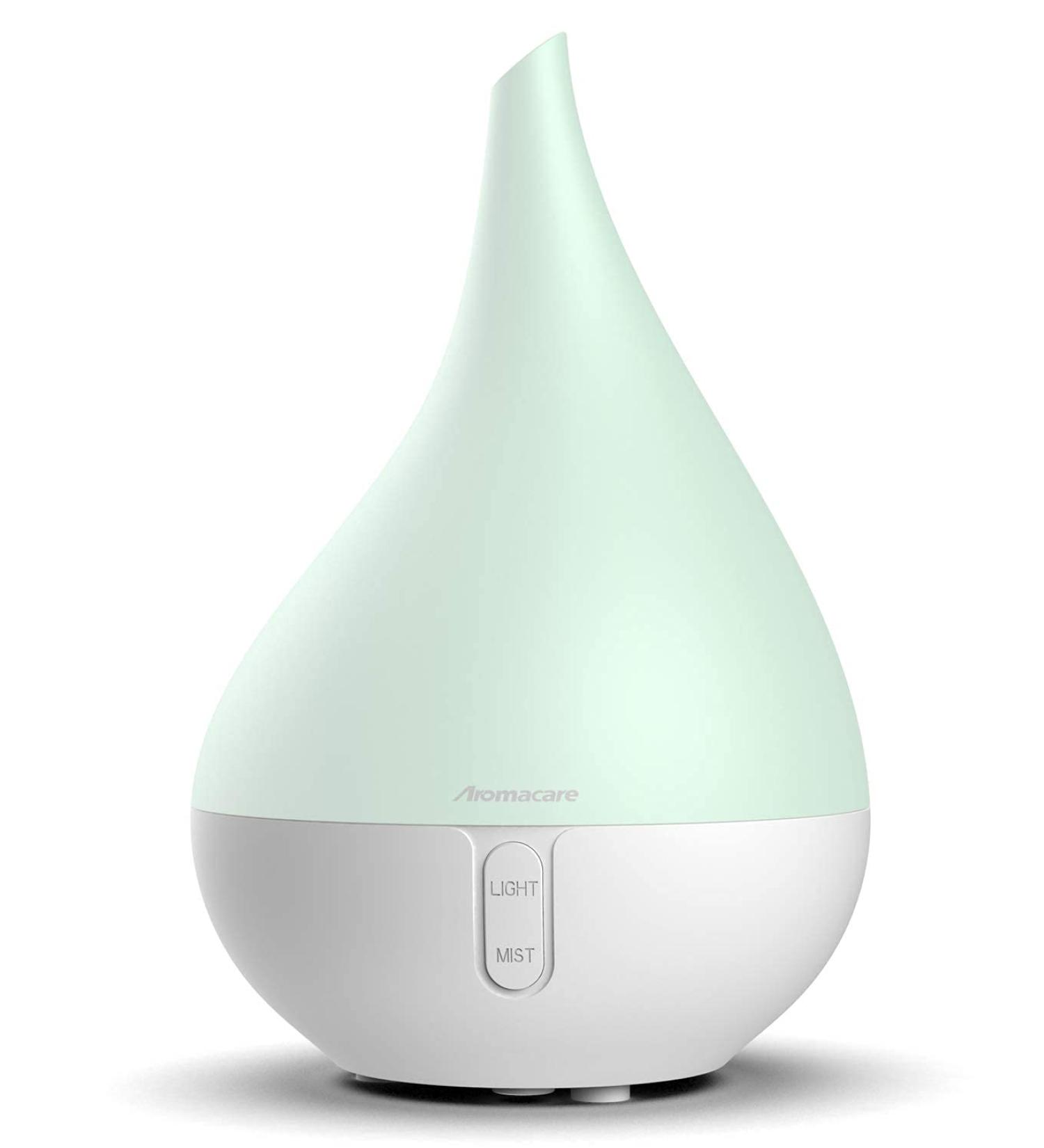 Aromacare Essential Oil Diffuser - Aromatherapy & Cool Mist Humidifier | 10Hrs One Fill, Night Light, 2 Mist Modes | Waterless Auto-Off | White - Buy Online on GoSupps.com