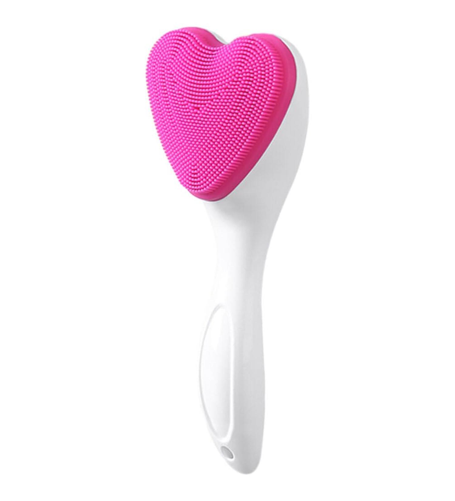 FRCOLOR Face Brush Heart Facial Cleaning Brush Deep Cleaning Face Washing Brush Manual Face Cleansing Brush - Buy Online on GoSupps.com