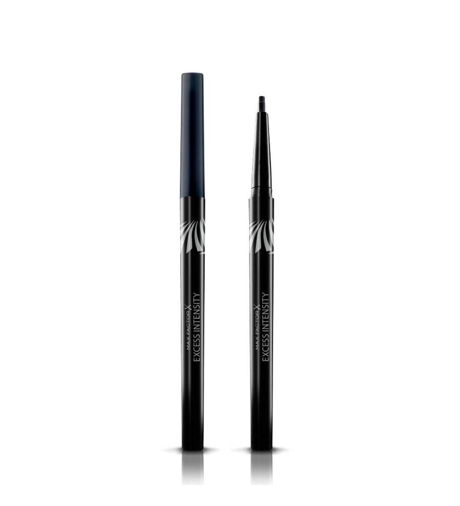 Max Factor Excess Intensity Longwear Eyeliner Charcoal - Waterproof Black Eyeliner for Perfect Eye Makeup - 1 x 2g (1 Pack) - International Shipping Available - Buy Online on GoSupps.com