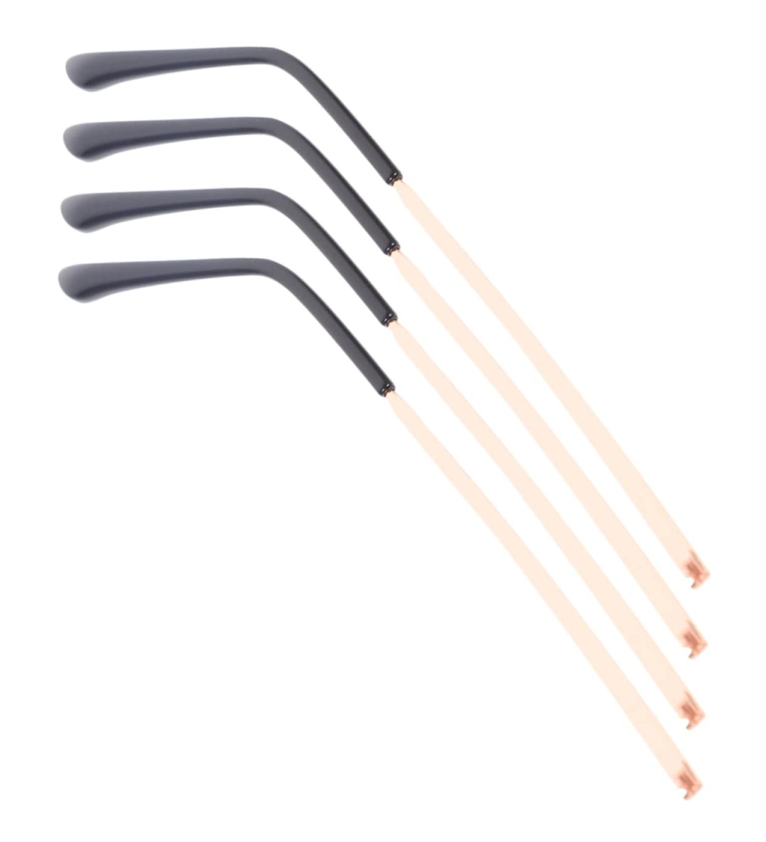 Doitool Unisex Metal Sunglasses Legs - 2 Pairs of Ros gold Bracket Glasses for Women | International Shipping - Buy Online on GoSupps.com