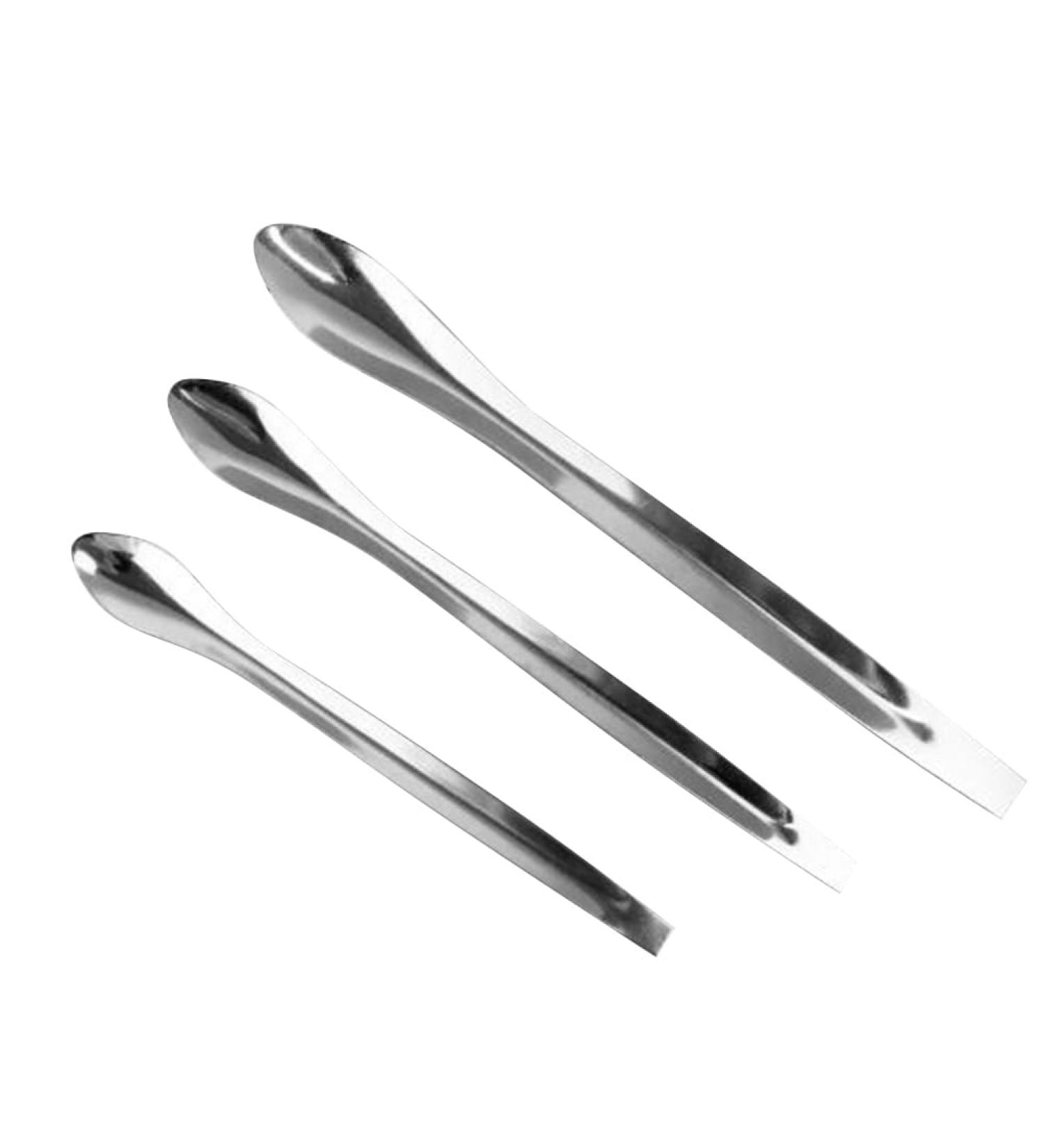 3PCS Stainless Steel Makeup Spatulas for Lipstick & Powder - Cosmetic Scoop & Skincare Tool - Buy Online on GoSupps.com