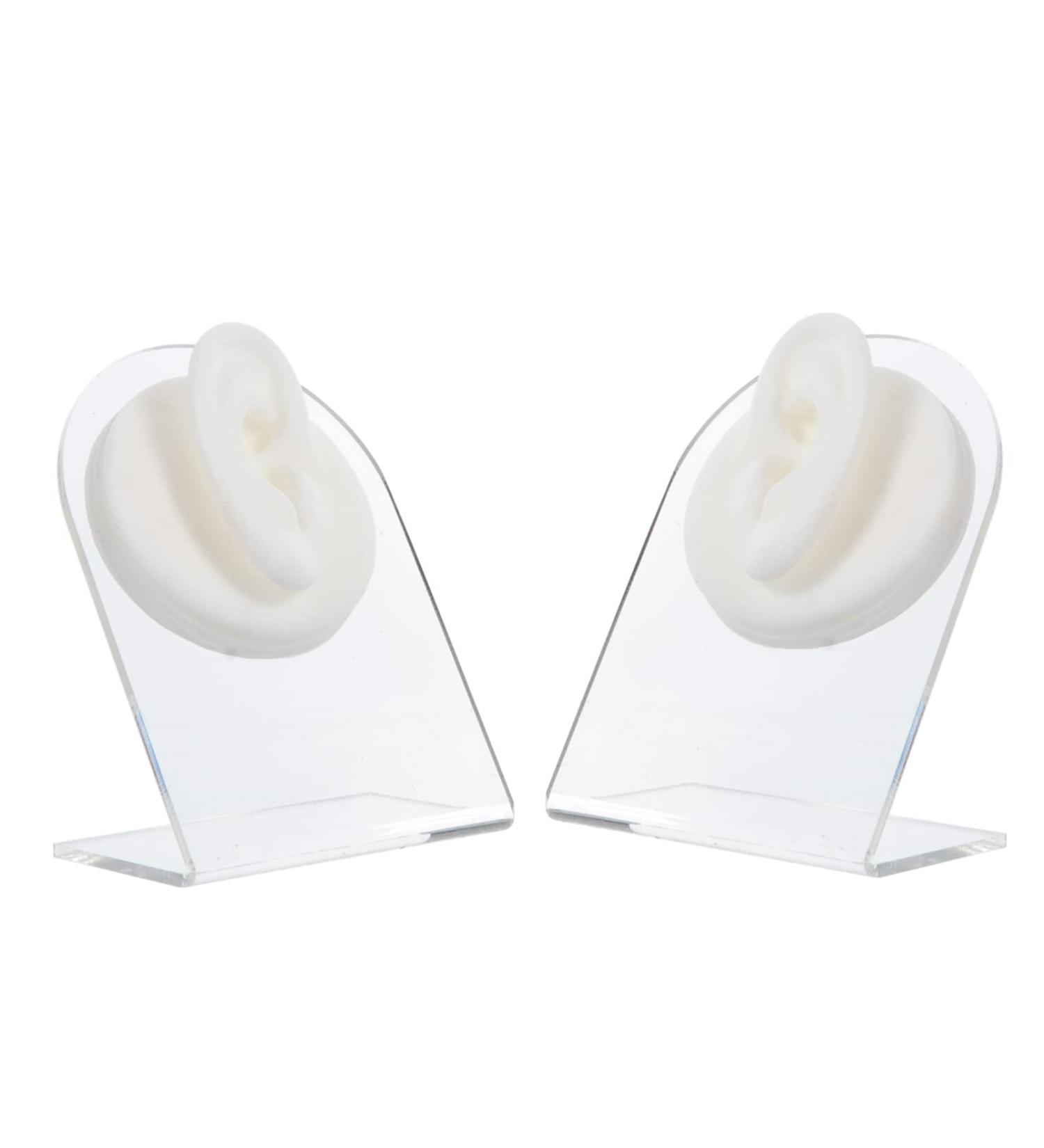 Artibetter Ear Model Set - Silicone Ear Presentation & Piercing Props for Professional Displays - Buy Online on GoSupps.com