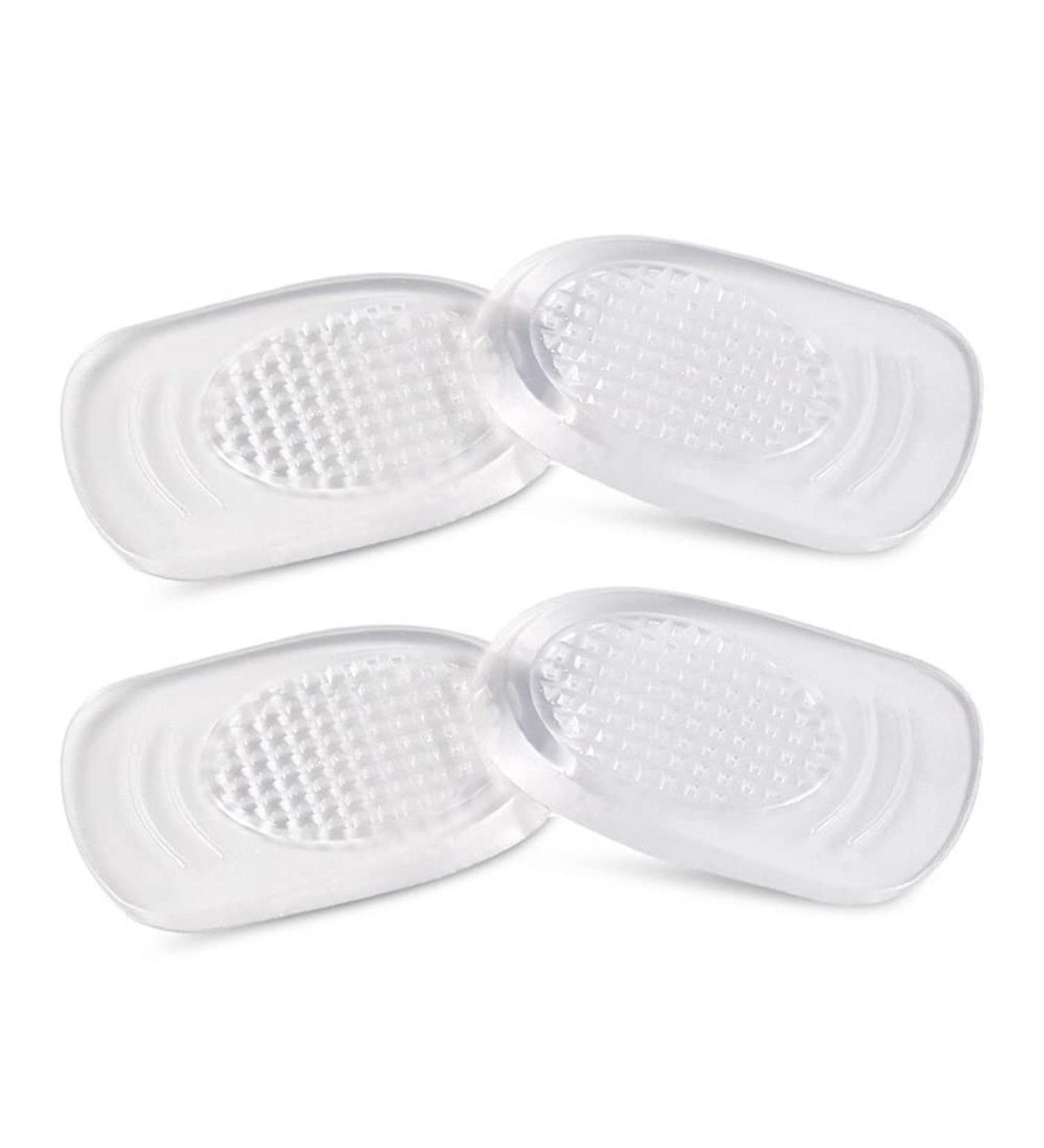 Heel Cushion Pads GEL - Self-Adhesive Non-Slip Insoles for Women | Premium Thick Support for Spurs & Blister Prevention | Clear Medium Size Shop Worldwide - Buy Online on GoSupps.com
