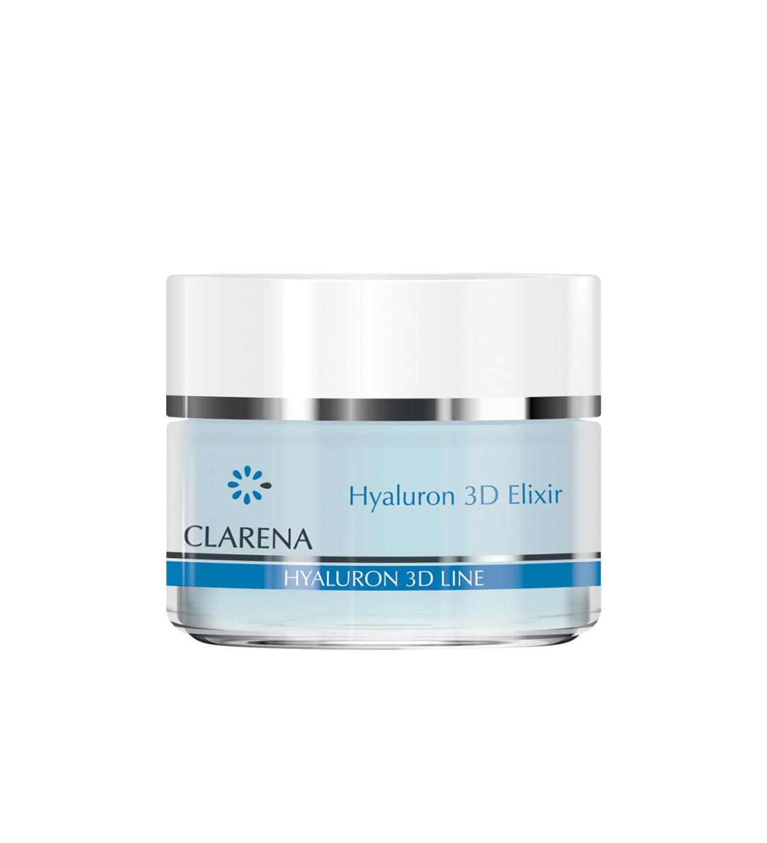 Hyaluron 3D Elixir Hyaluronic Acid Face Cream Moisturizing Face Cream Anti-Wrinkle Effect With Hyaluronic Acid Night Cream and Day Cream 50 ml - Buy Online on GoSupps.com