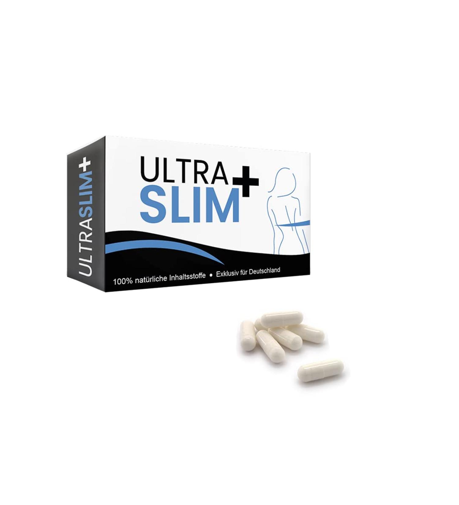 Natural Ultra Slim+ Weight Loss Capsules | Garcinia Cambogia Caffeine & Bitter Melon Extract for Effective Slimming - Buy Online on GoSupps.com