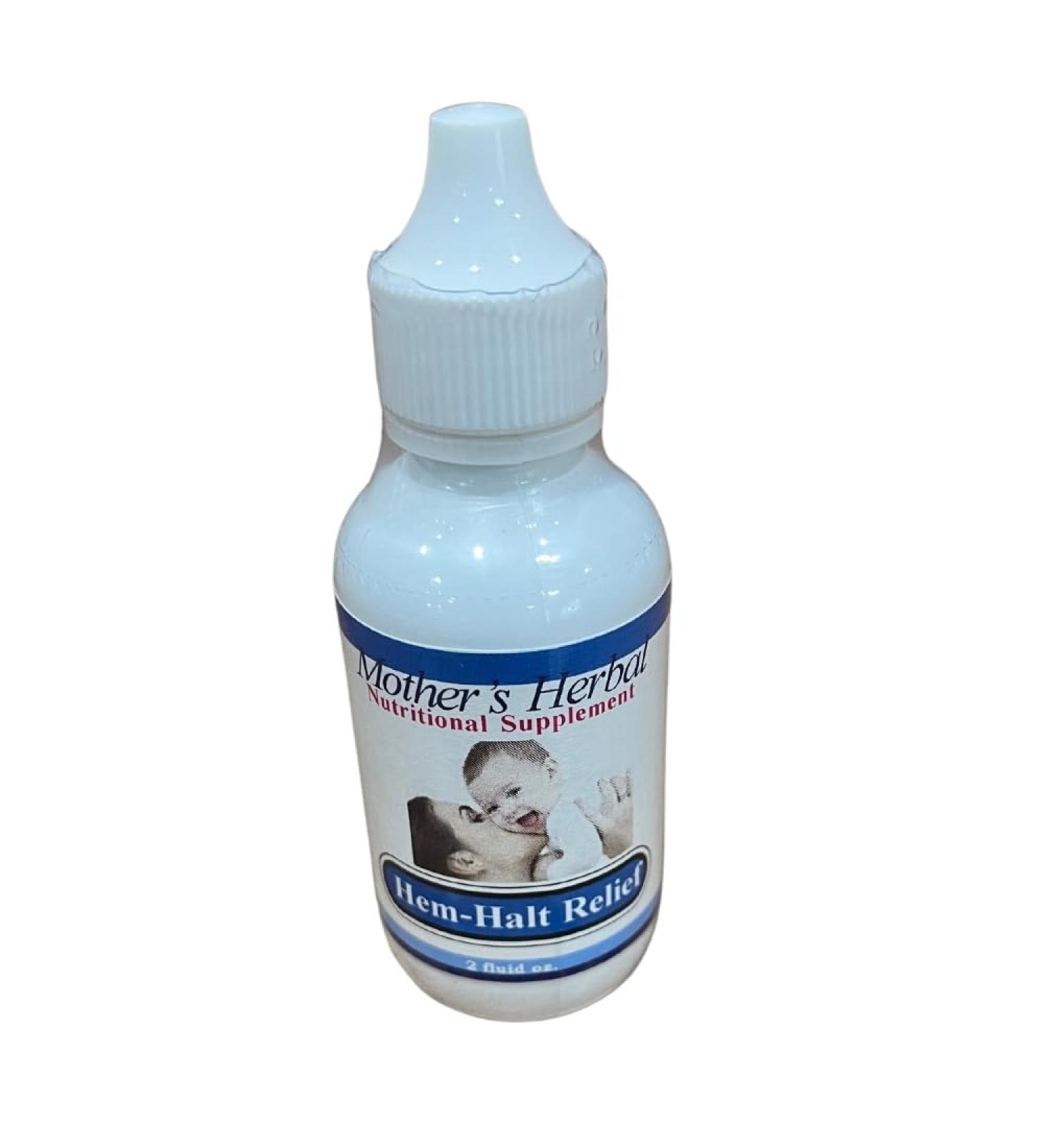 Hemhalt Relief Tincture by Mother's Herbal 2 oz.