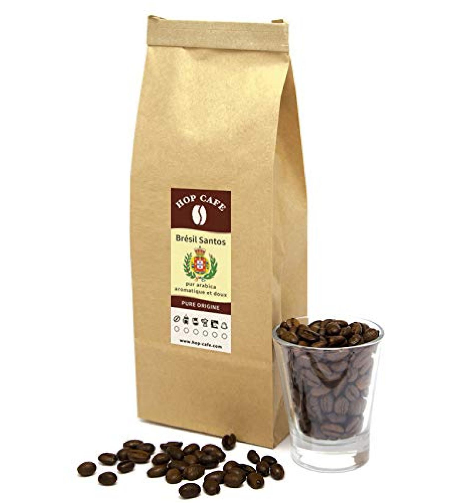 HOP CAFE Brazil Santos Coffee Bean 1 kg
