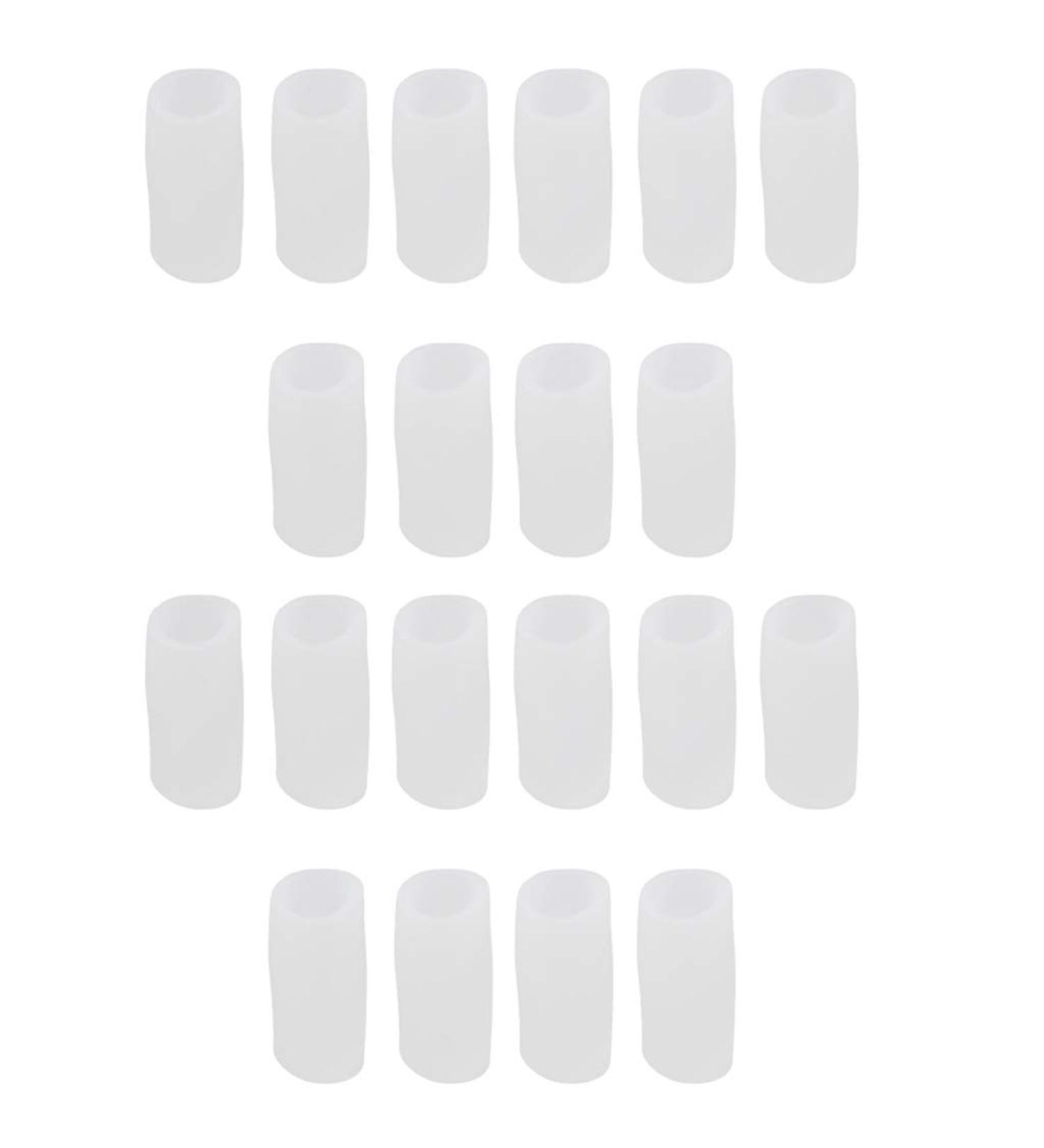 Milageto 20 Silica Gel Toe Caps - Ultimate Foot Blister Pads & Toe Protectors for Comfort & Relief - Buy Online on GoSupps.com