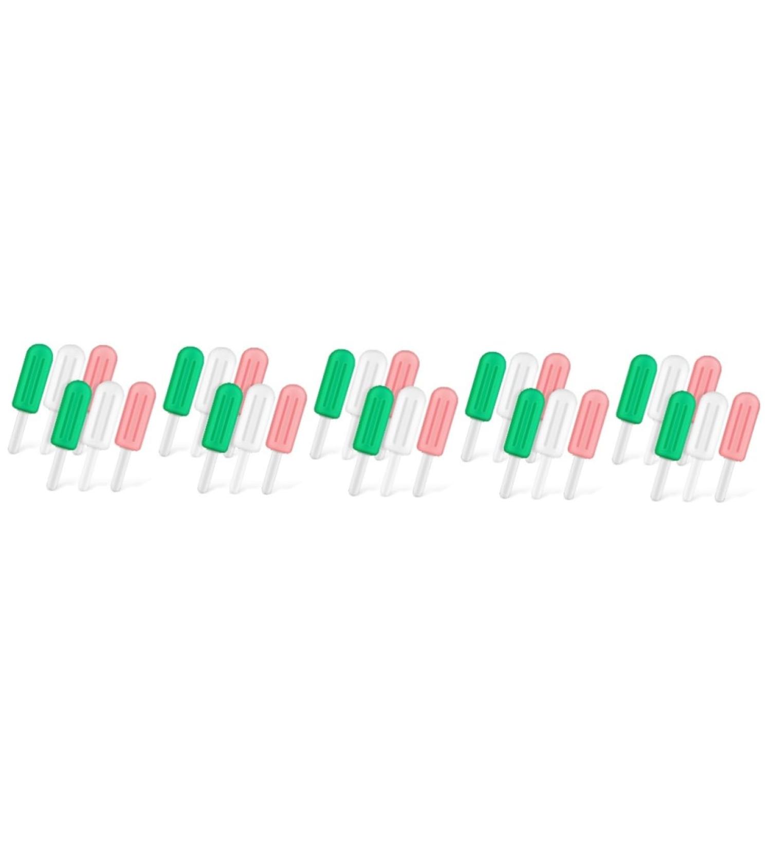 Didiseaon 30 Pcs Popsicle Silicone Chew Jaw Aligner Chewies Sticks Chewies with Handle Invisible Chemicals mediumx5pcs As Shownx5pcs - Buy Online on GoSupps.com