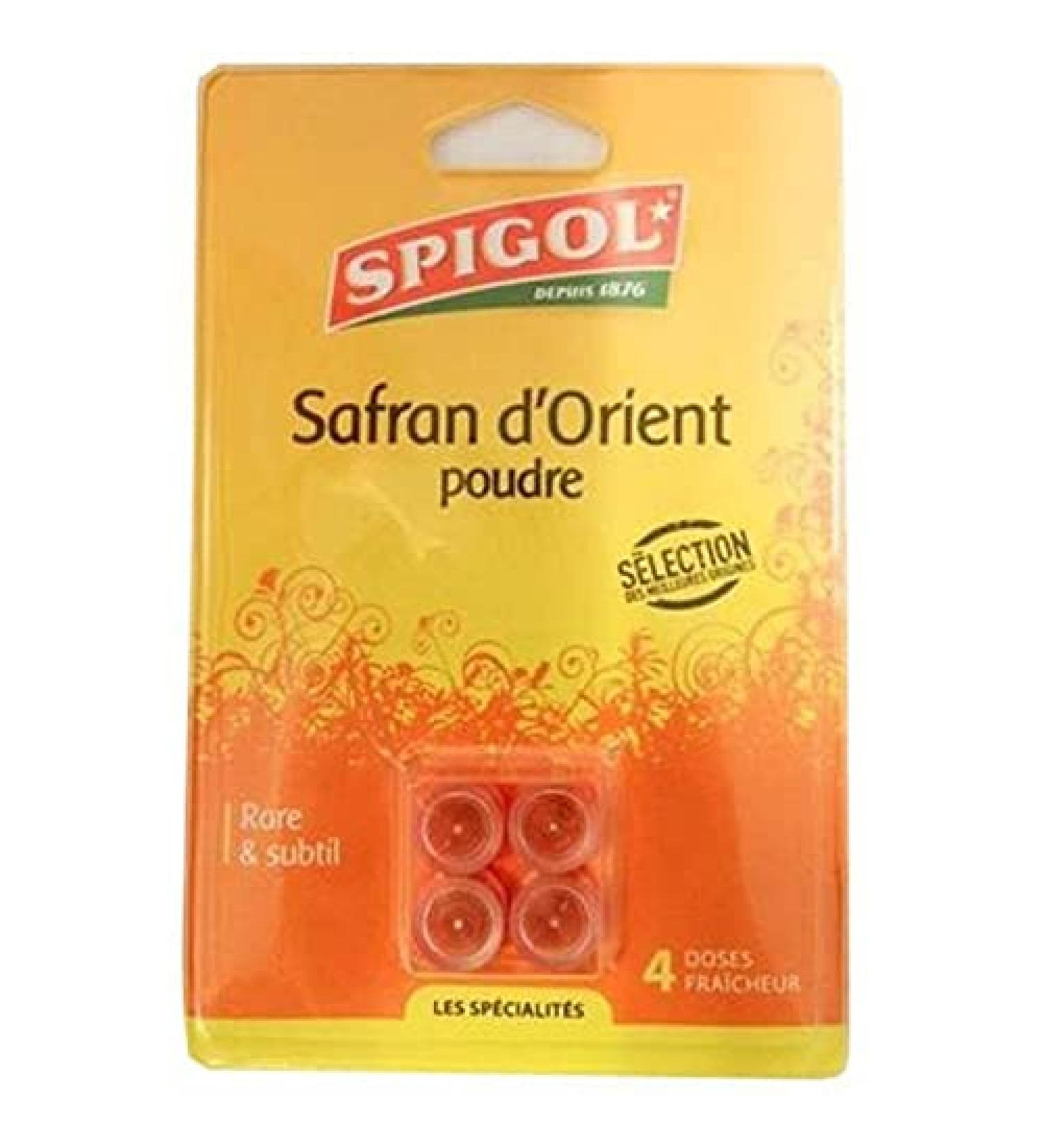 SPIGOL Pack of 3 Ground Saffron Blister 0.4 g