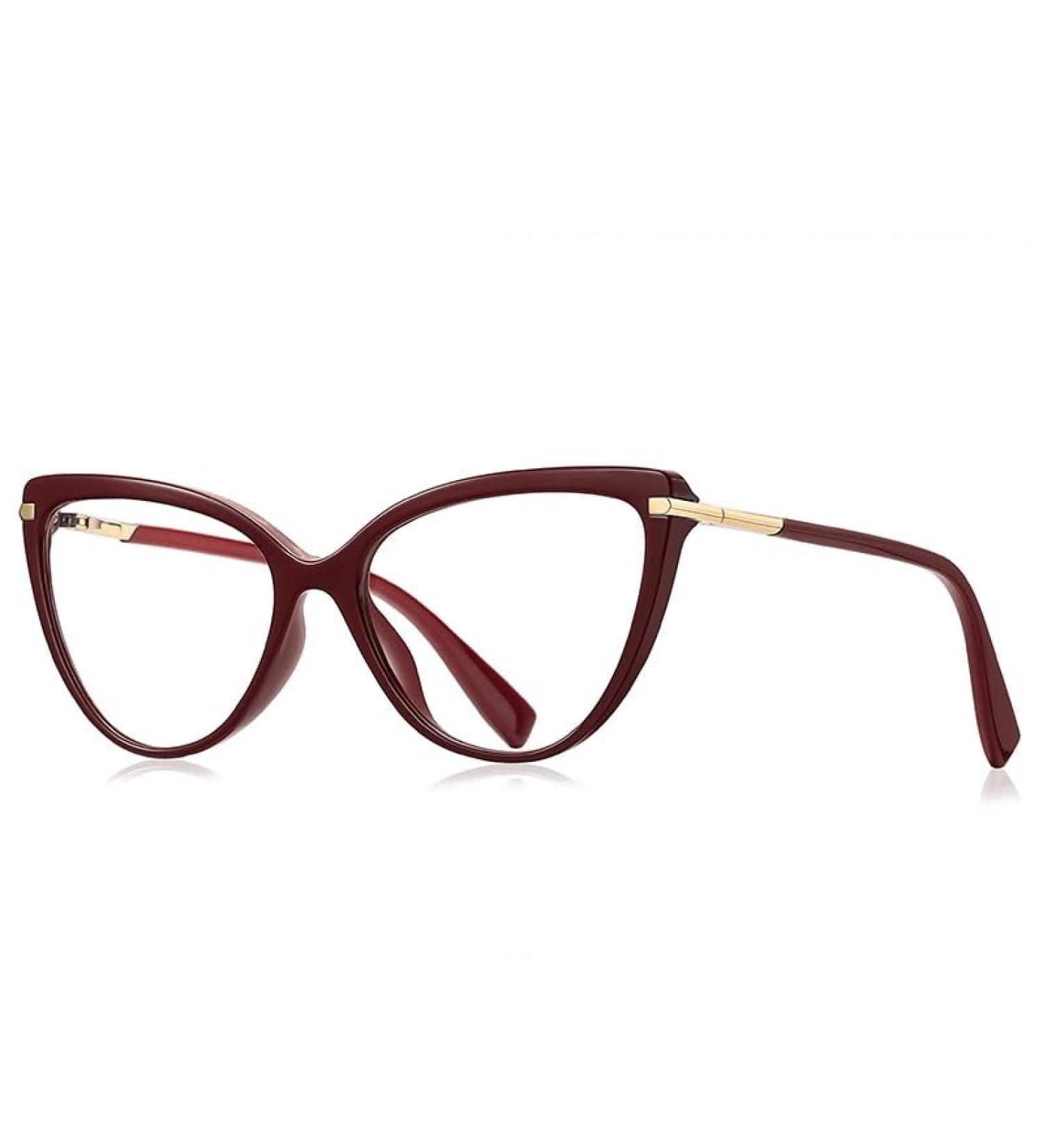 Qinzhenz Anti-Eye Reading Glasses for Presbyopia | Large Cat Design Anti-Glare & Flat Lighting - Red +200 - Buy Online on GoSupps.com