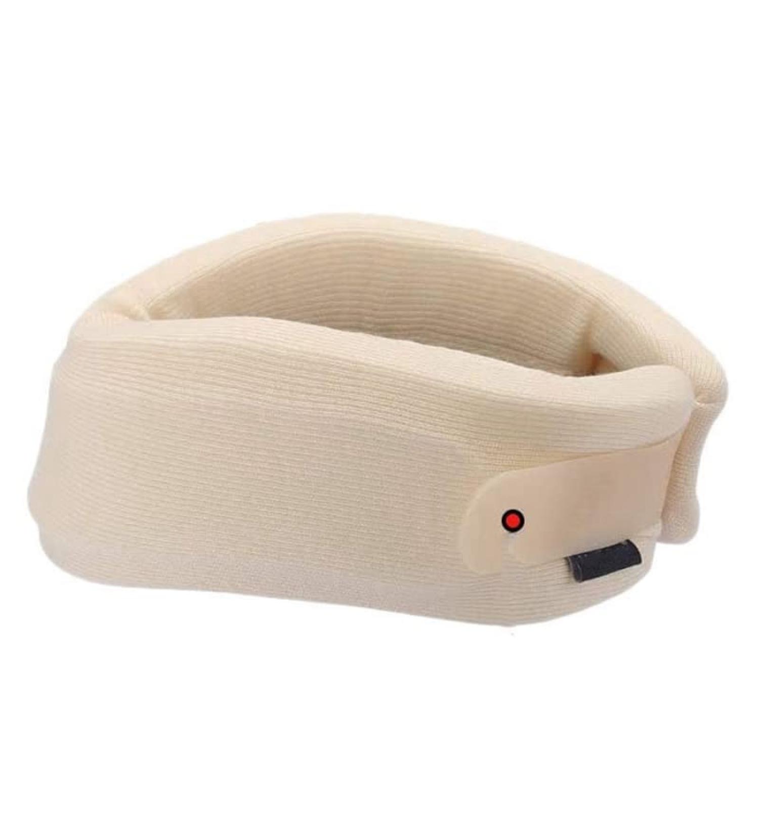 Evvmnaks Neck Brace - Pain Relief Foam Collar Support for Neck Fixation - Comfortable White Pillow Neck Support - Buy Online on GoSupps.com