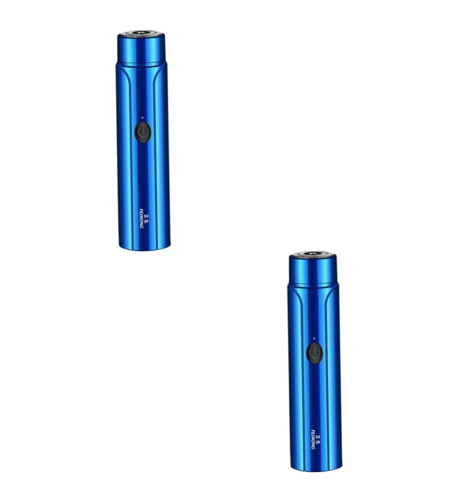 Buy 2 Sets Electric Shaver for Men - Wear Resistant & Compact | Travel-Friendly Multi-Purpose Razor - Buy Online on GoSupps.com