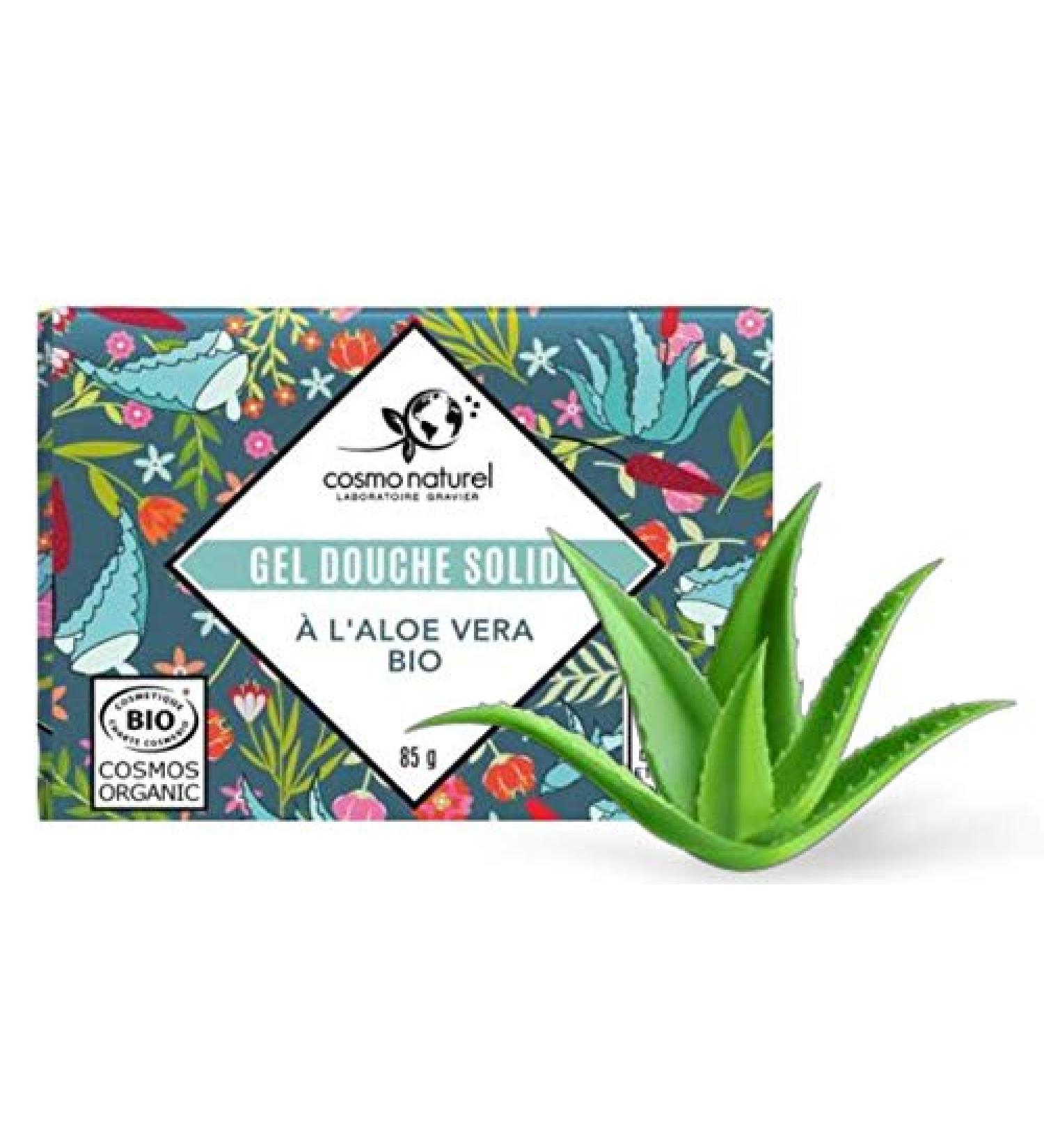 Laboratoires Gravier Organic solid shower gel with Aloe Vera 85g made in France by Gravier laboratories - Enriched with soothing and refreshing aloe vera this shower gel offers a moment of fresh escape.