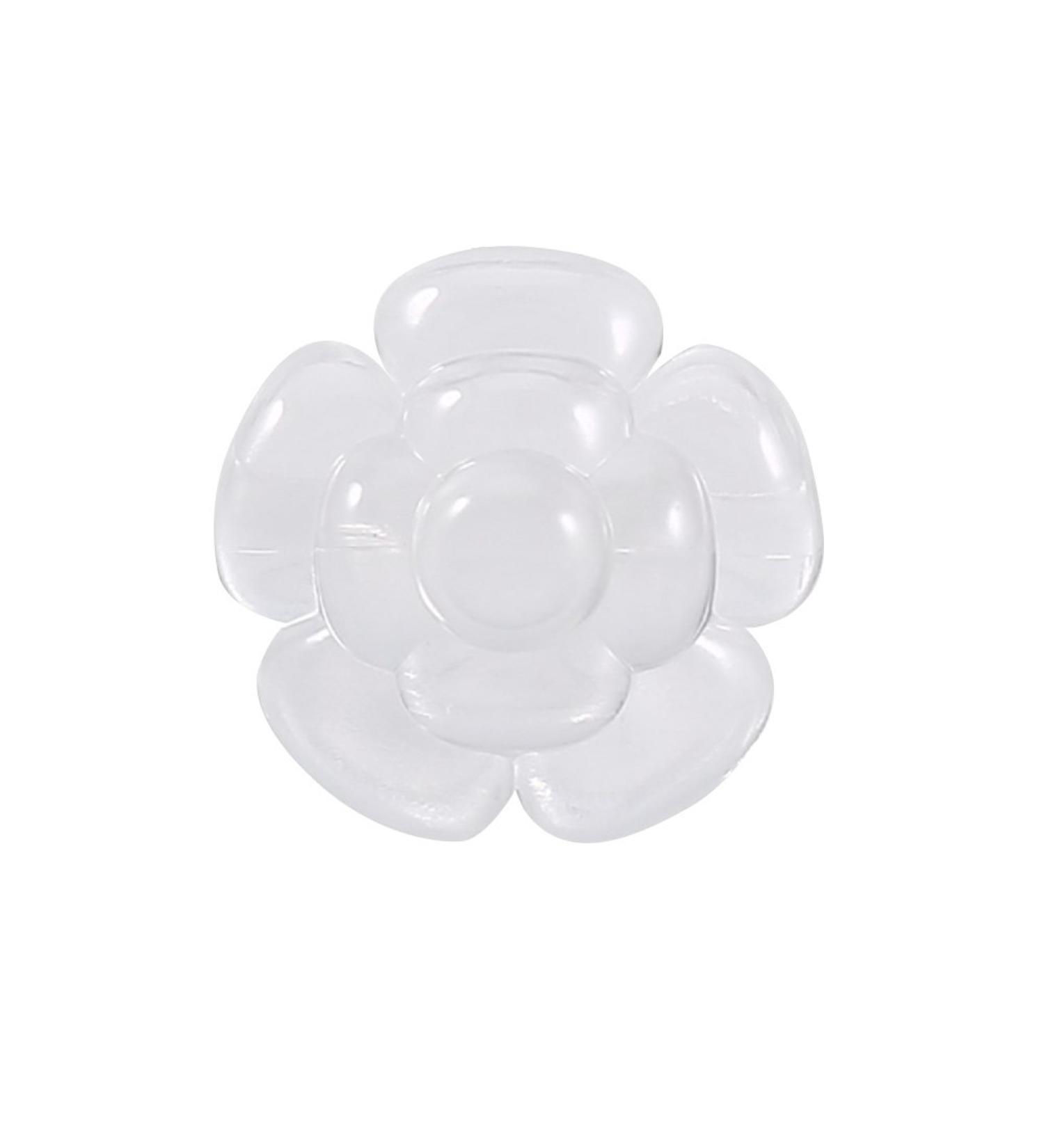 50-Piece Clear Flower Acrylic Nail Polish Display Stand - Perfect for Nail Art Color Organization & Cosmetic Storage - Buy Online on GoSupps.com