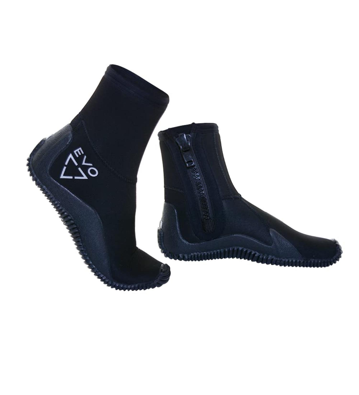 EVO 5MM Tall Neoprene Boots for Snorkeling  Scuba Diving  Surfing  Anti-Slip Unisex Wetsuit Boots for Water Sports  5MM High Top Dive Boots for Men  Women 12 - Buy Online on GoSupps.com