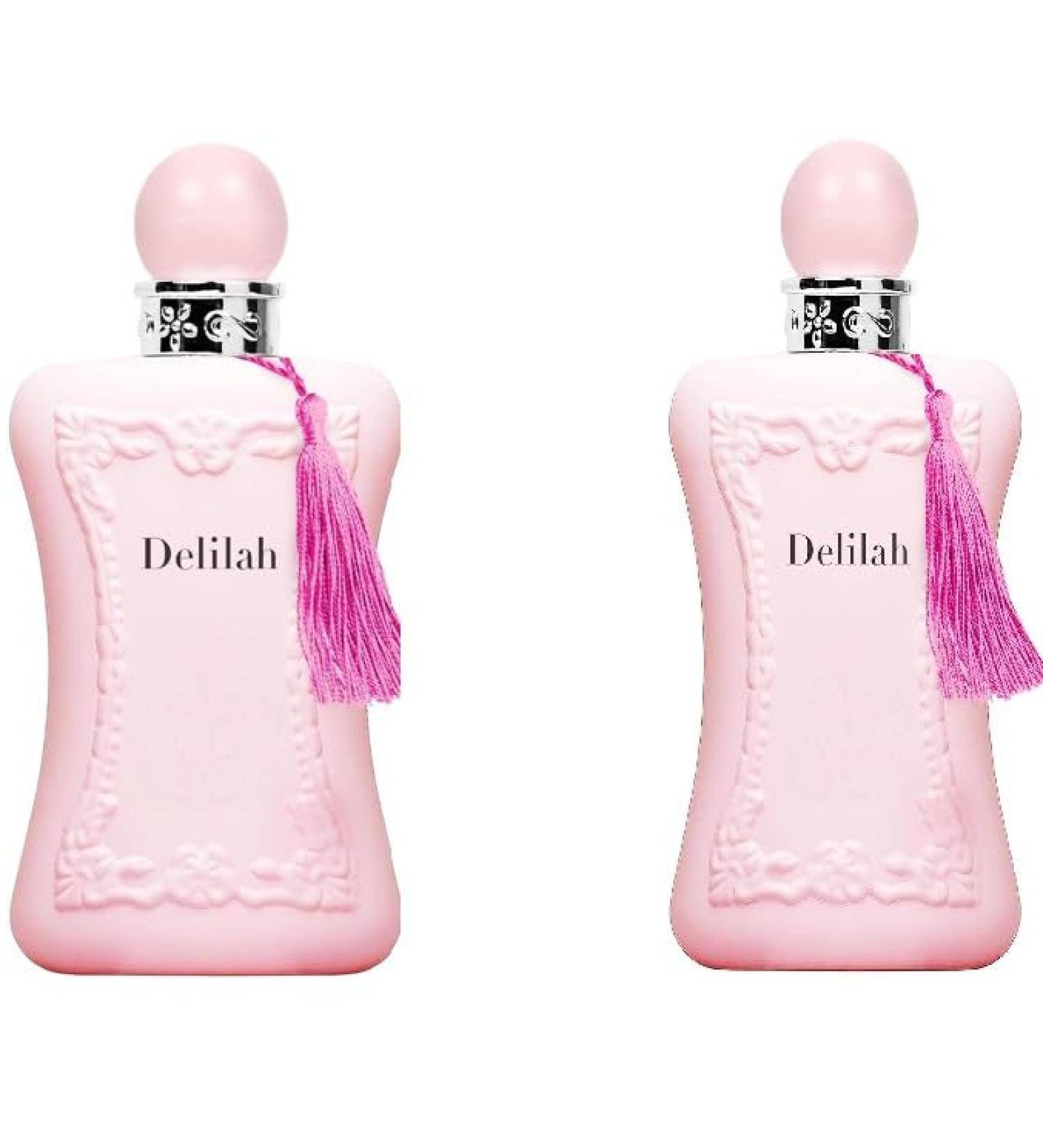 Pack of 2- Delilah Perfume for Women Long Lasting Fragrance Eau de Parfum Floral & Sweet Women's Perfume Daily Used 3.4 Fluid Ounce