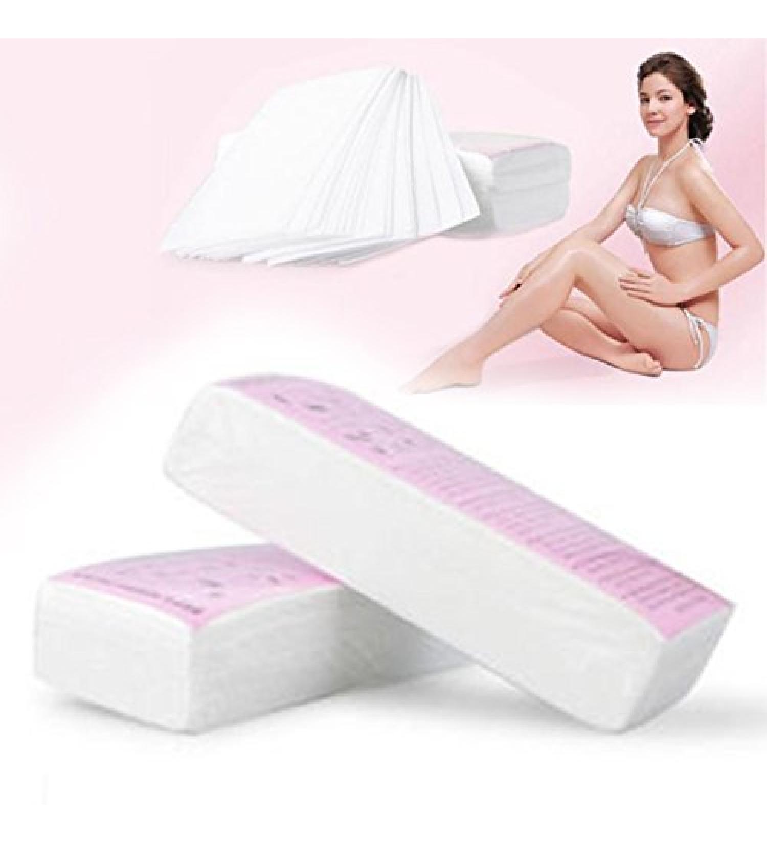 Frcolor 100PC Wax Removal Strips for Body Hair - Non-Fabric Epilator Strips - International Shipping Available - Buy Online on GoSupps.com