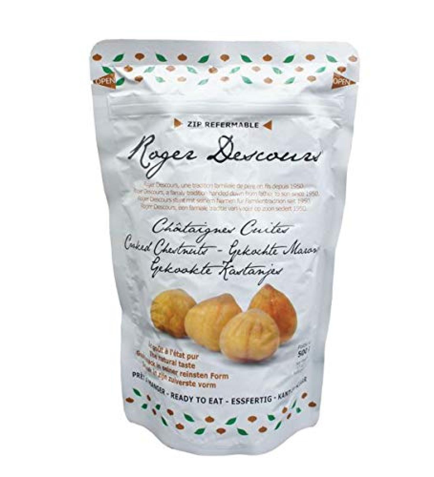 Cooked chestnuts - sweet chestnuts 500 grams peeled Without added salt 500 g (1 pack)