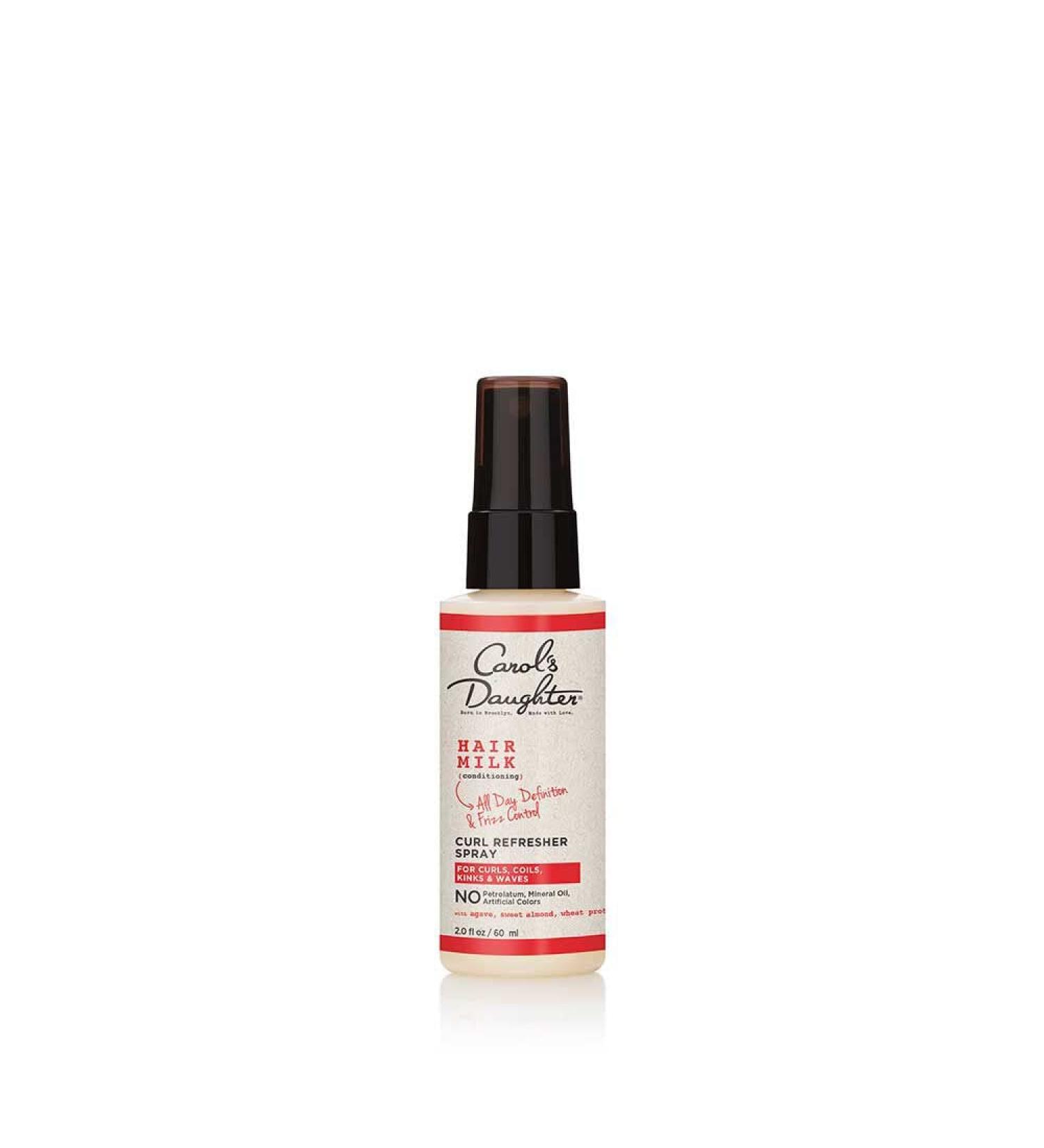Carol's Daughter Hair Milk Refresher Spray For Curls Coils Kinks and Waves 2 Fluid Ounce