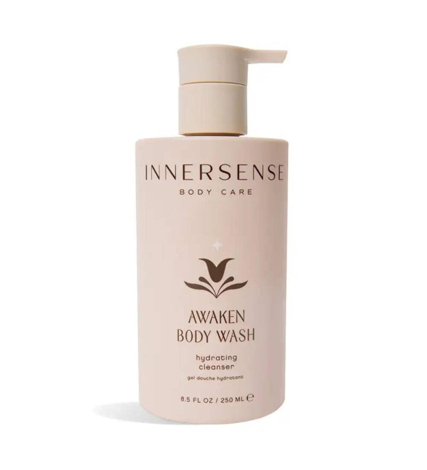 INNERSENSE Organic Beauty - Awaken Body Wash | Avocado Oil Vitamins B5 C + D to Gently Cleanse Soften Soothe Skin | Clean Non-Toxic Cruelty-Free | Paraben + Phthalate Free (8.5 fl oz | 250 ml) - Buy Online on GoSupps.com