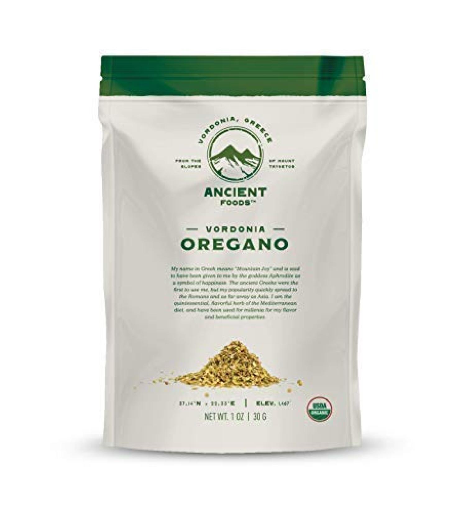 Organic Greek Oregano from Vordonia - Premium Dried Oregano Leaves (30g) - Buy Online on GoSupps.com