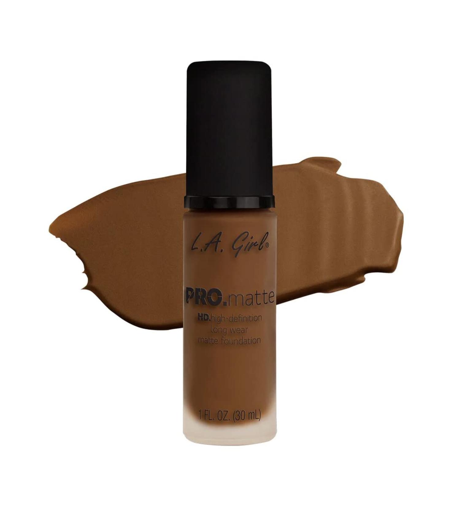 L.A. Girl Pro Matte Foundation Caramel Cappuccino GLM684 - 1 Fl Oz (Pack of 1) - Buy Online on GoSupps.com