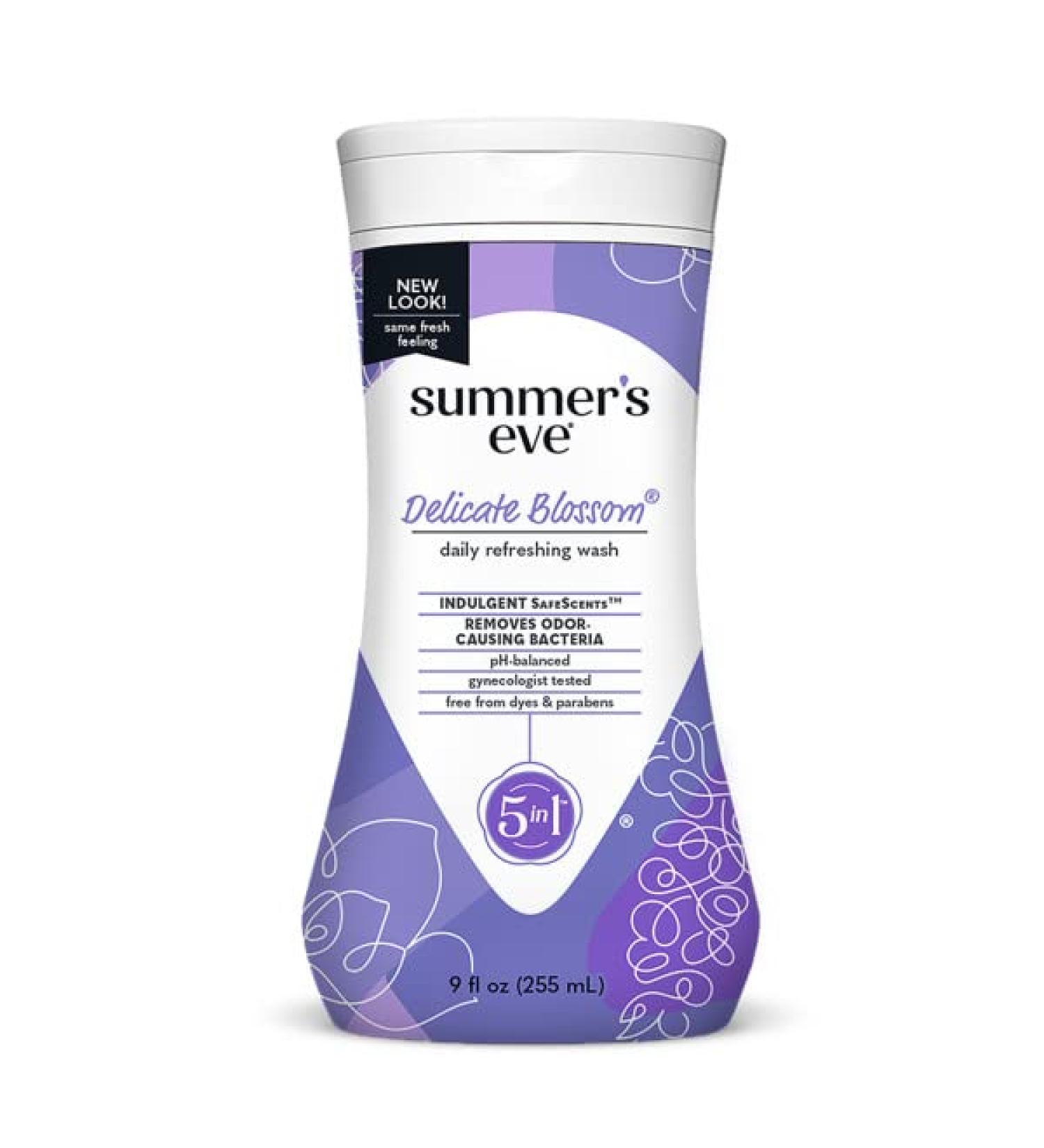 Summer's Eve Delicate Blossom Cleansing Wash 9 oz - Pack of 1 - Buy Online on GoSupps.com