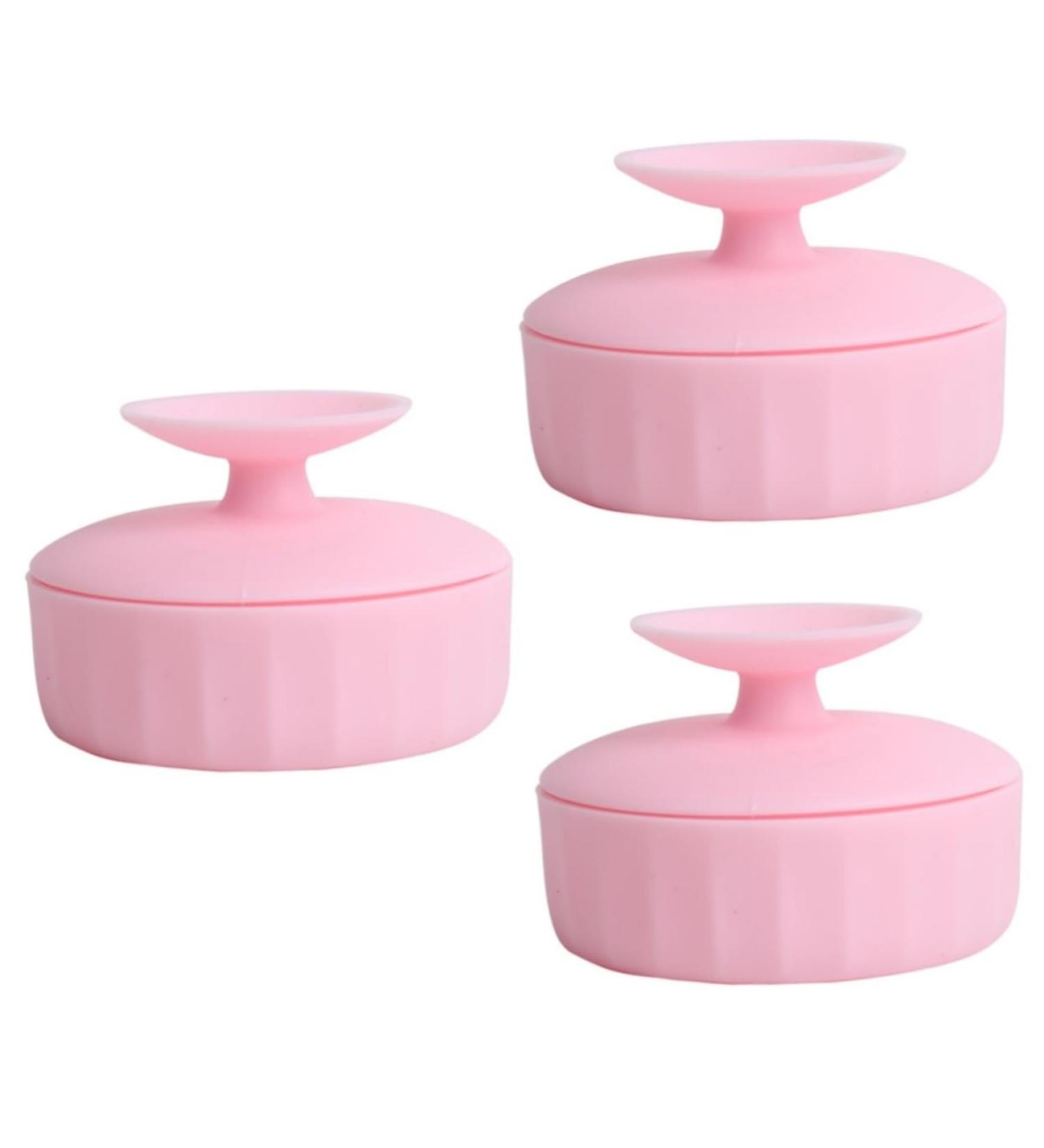 Beavorty 3pcs Makeup Brush Cleaning Box silicone brush cleaner makeup cleaning bowl makeup brush cleaner solution make up silicone makeup brush cleaner Wet and dry Silica gel carpet - Buy Online on GoSupps.com