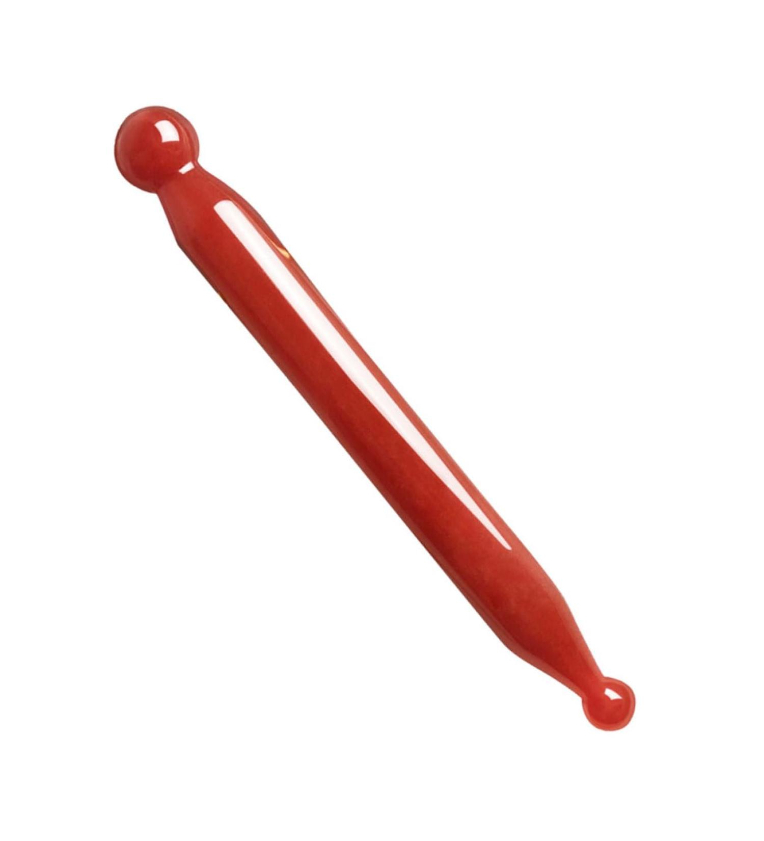 Beavorty Tendon Massage Tools | Manual Acupressure Device & Point Massager | Harz Natural - 12.50x1.20cm Dark Red - Buy Online on GoSupps.com