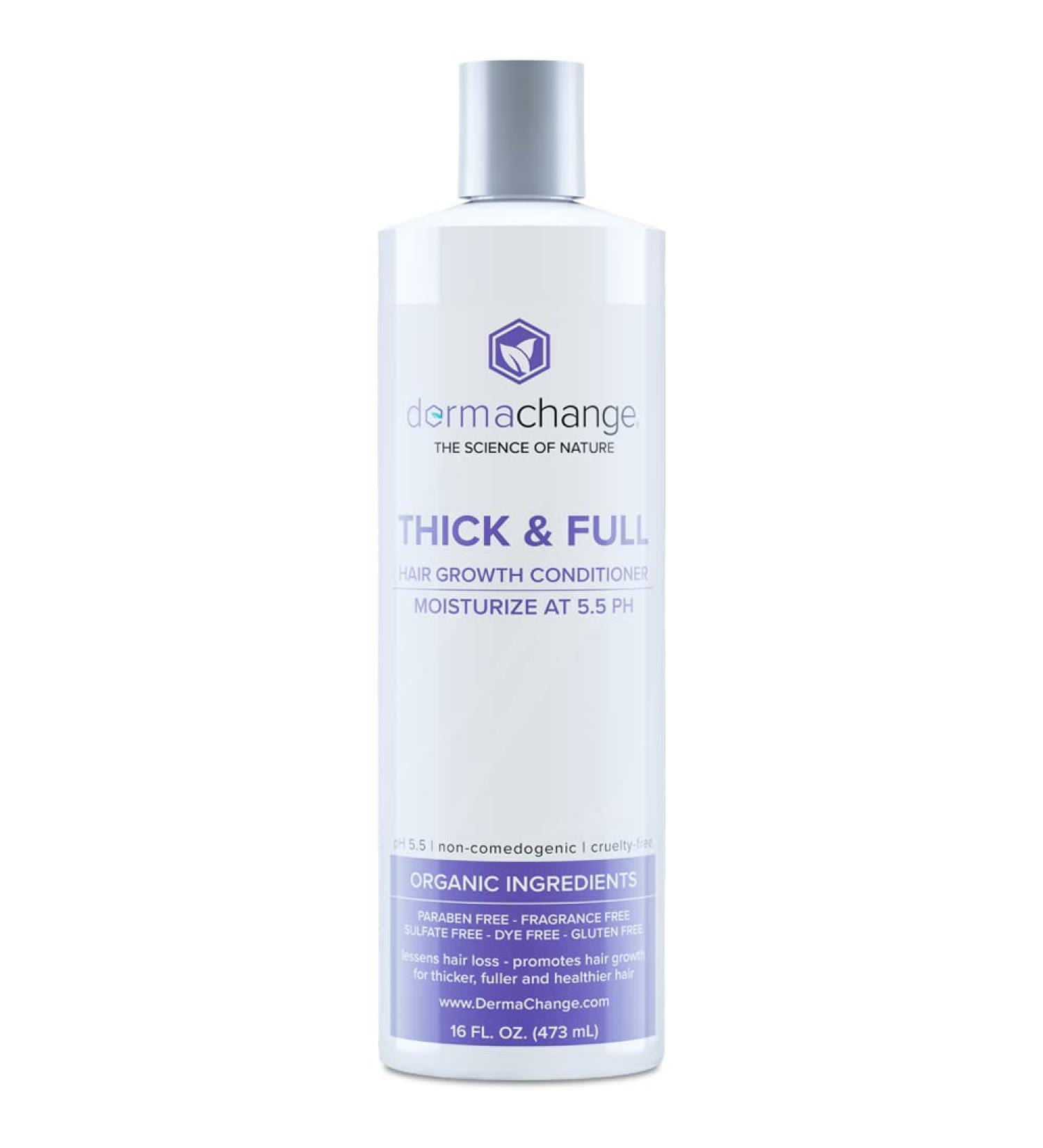Organic Hair Growth Conditioner for Women and Men - Sulfate-Free - Prevent Hair Loss & Dermatitis - Vitamins Infused - Made in USA - 16oz - Buy Online on GoSupps.com