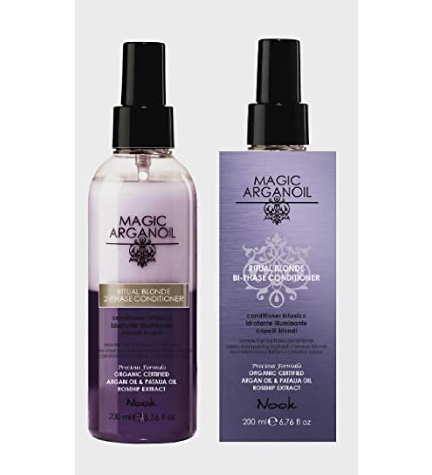 Magic Arganoil Ritual Blonde 2-Phase Conditioner Bifasico Illuminating Capelli Biondi 200ml