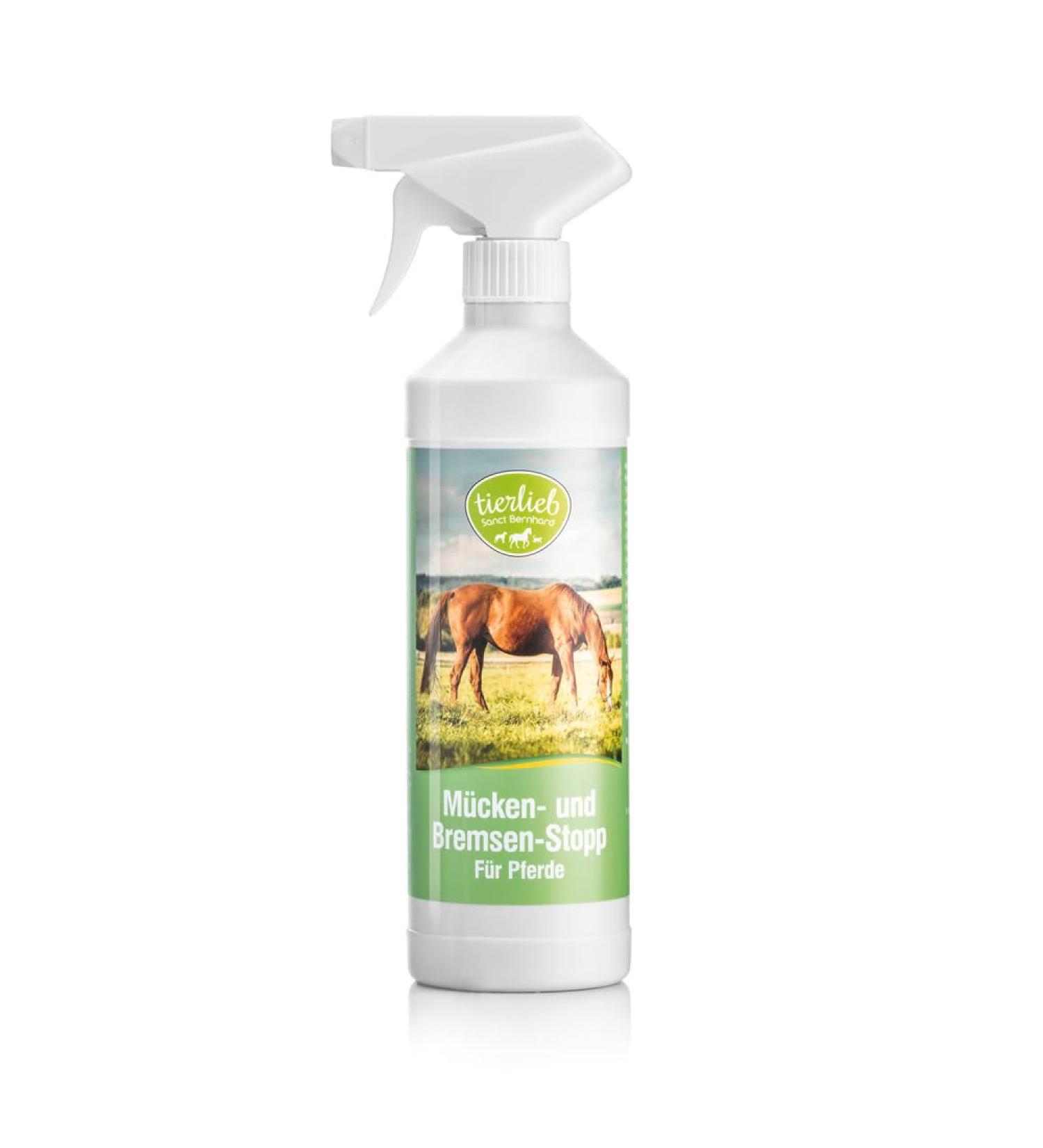 Sanct Bernhard tierlieb mosquito & horsefly stop | For horses | Protects against horseflies flies mosquitoes & other biting insects | 500ml