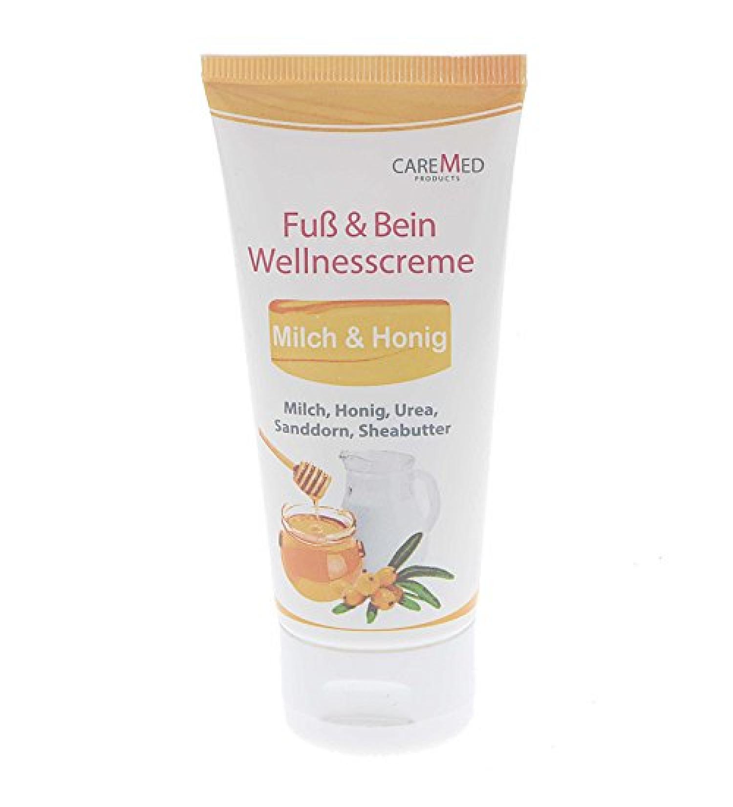 CareMed Milk Honey Wellness Foot Cream Foot and Leg Wellness Cream 150 ml 150 ml (1 pack)