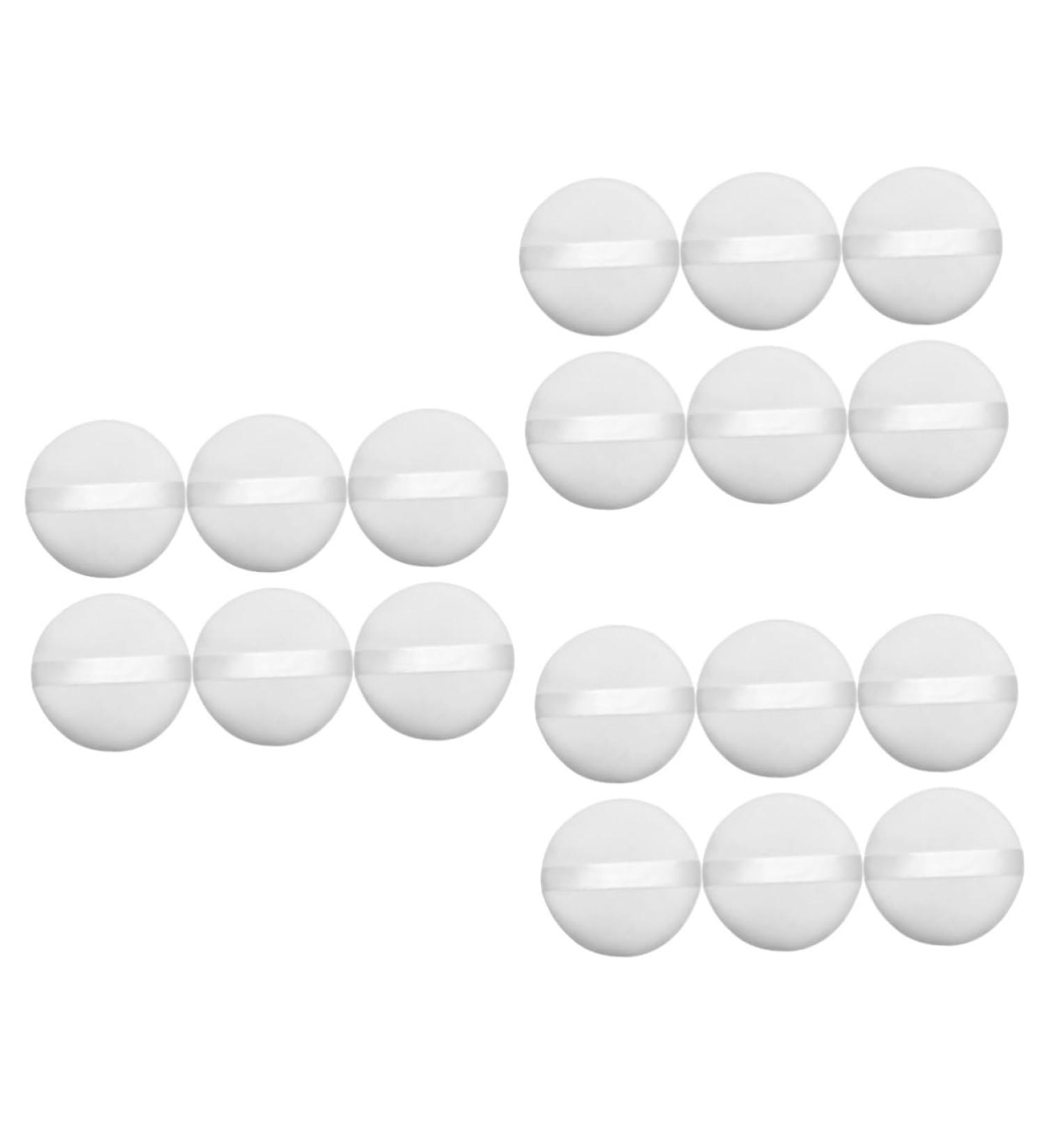 Buy FRCOLOR 18 Pcs Powder Puff Set - Velour Makeup Sponges for Face & Body Lint-Free Travel Accessories for Flawless Foundation Application - Buy Online on GoSupps.com