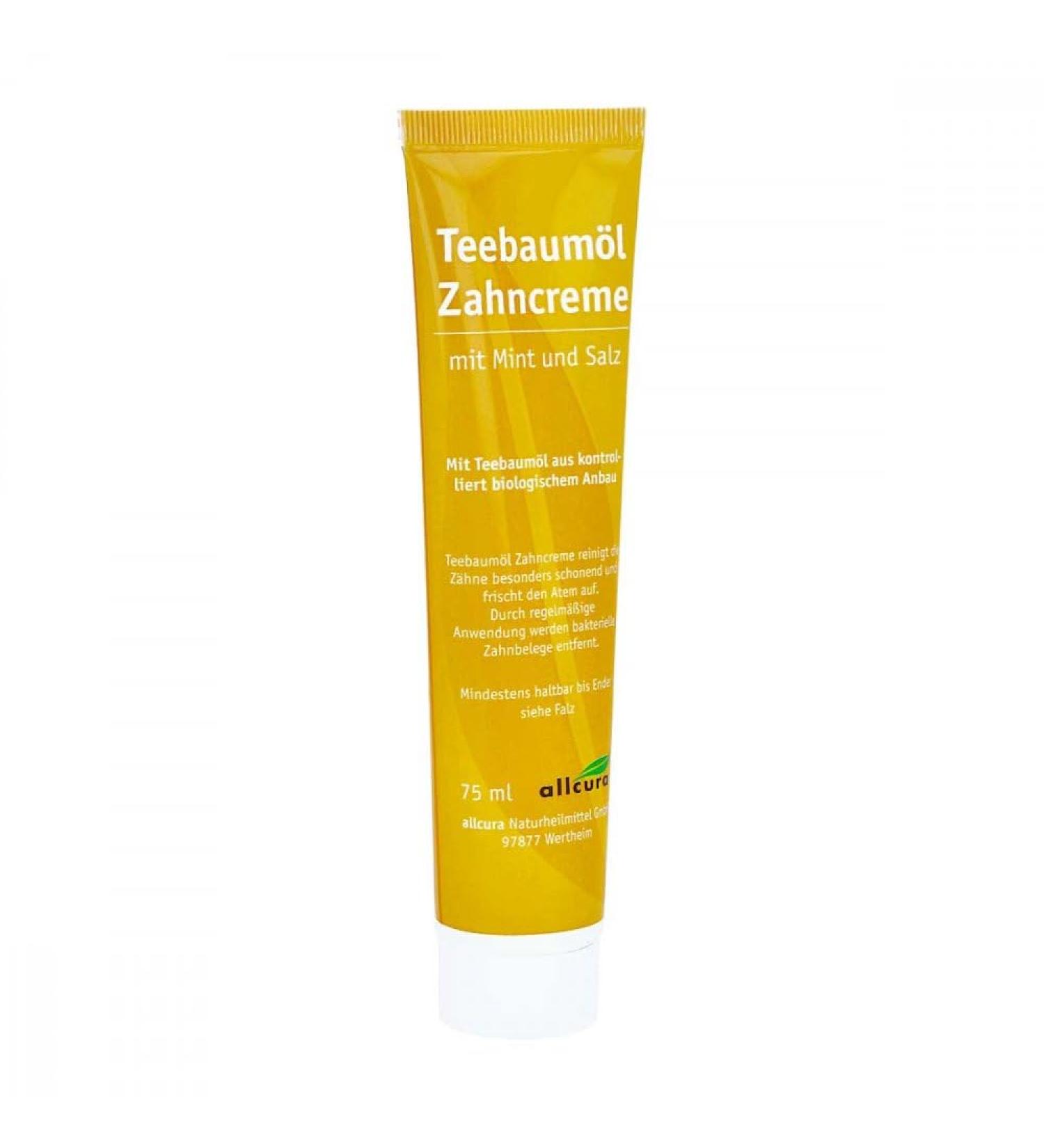 Buy Tea Tree Toothpaste 75 ml | Natural Anti-Bacterial Oral Care | International Shipping Available - Buy Online on GoSupps.com