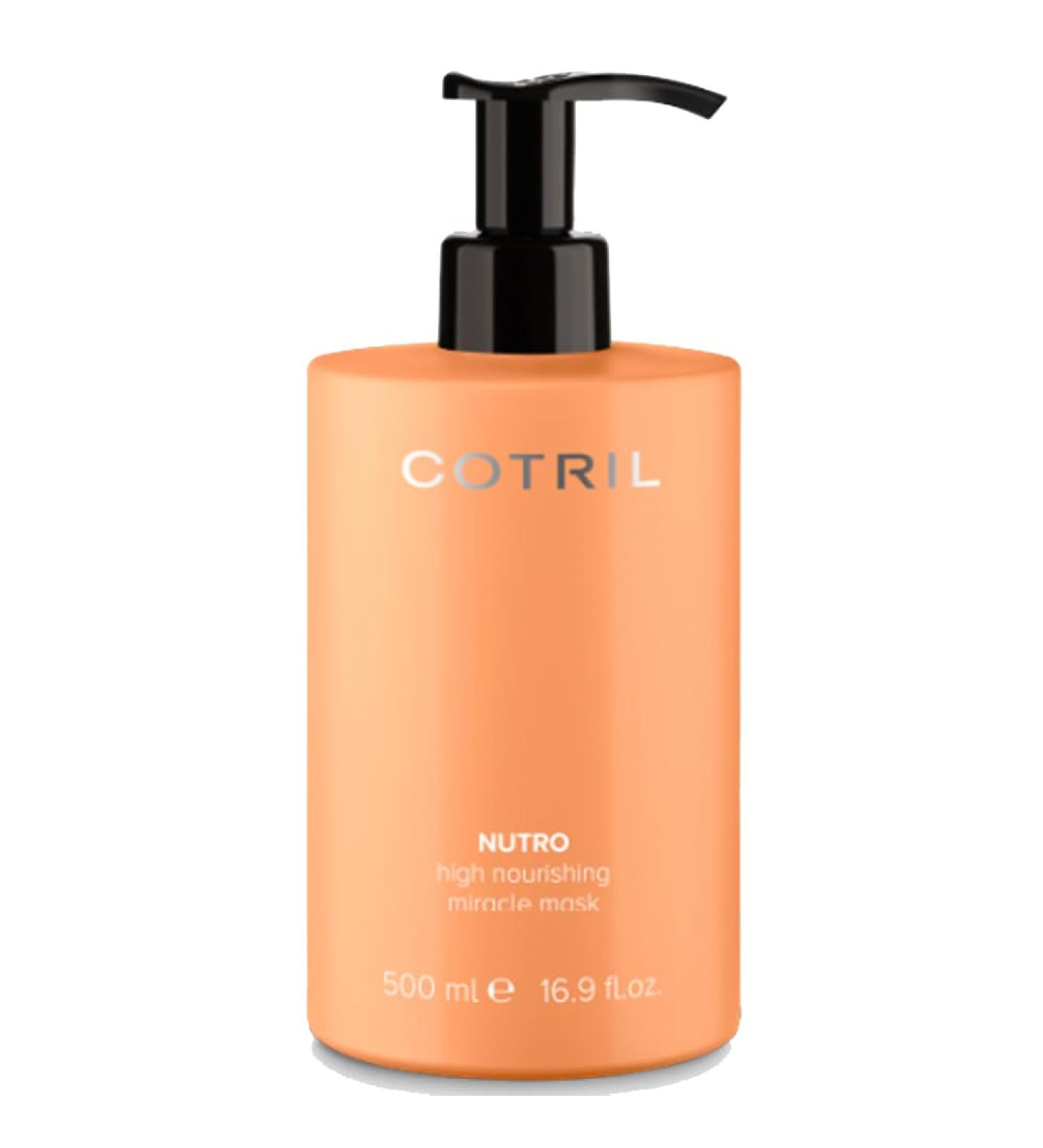 Cotril Cotril - Nutro High Nourishing Miracle Mask 500 ml | Ultra-nourishing mask for dry hair | Paraben-free SLES-free and SLS-free.