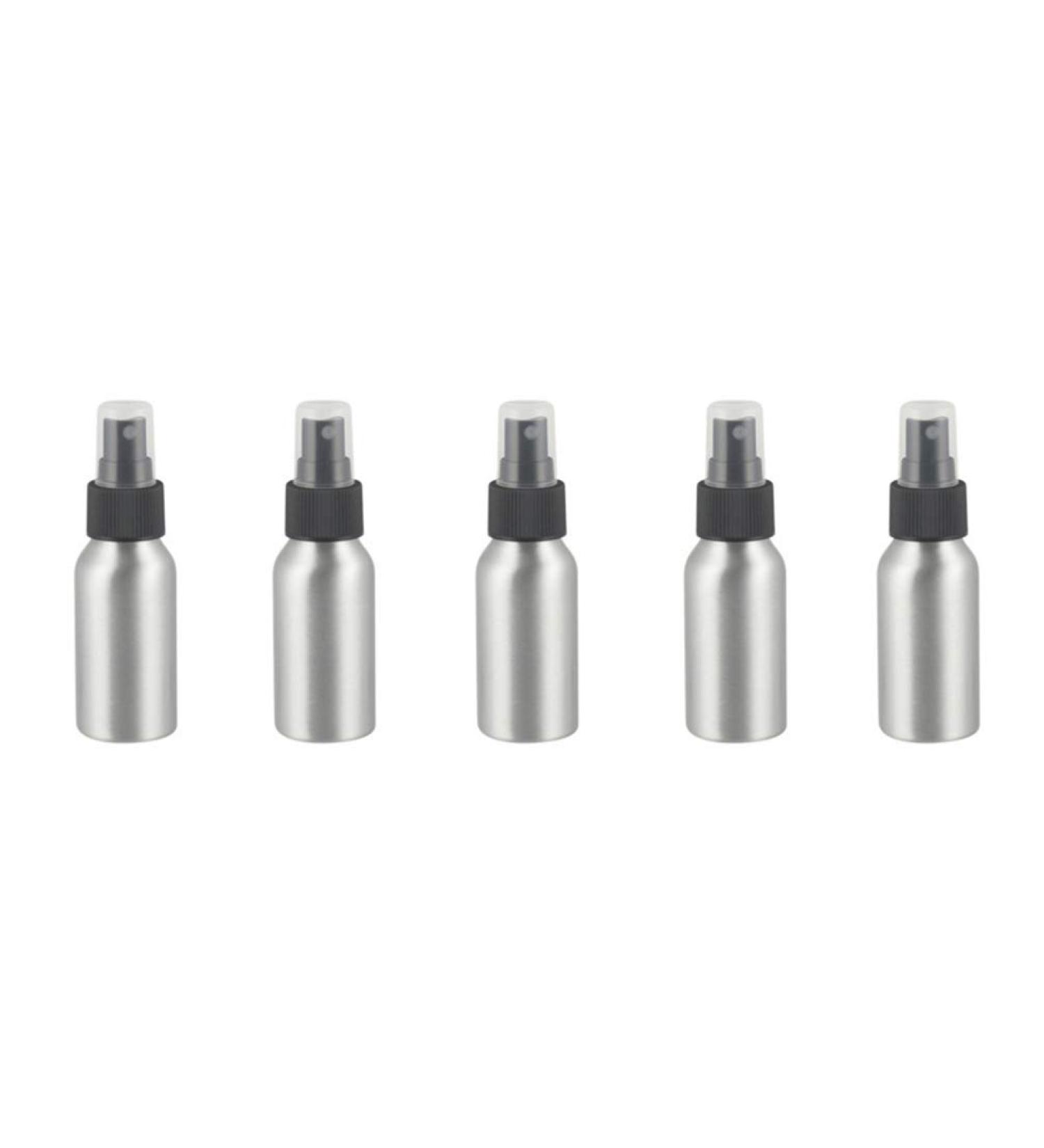 Buy Minkissy 5pcs 50ml Empty Spray Bottles | Travel Dispenser for Essential Oils Water Cleaning Perfume & Makeup Cosmetis - International Shipping Available - Buy Online on GoSupps.com