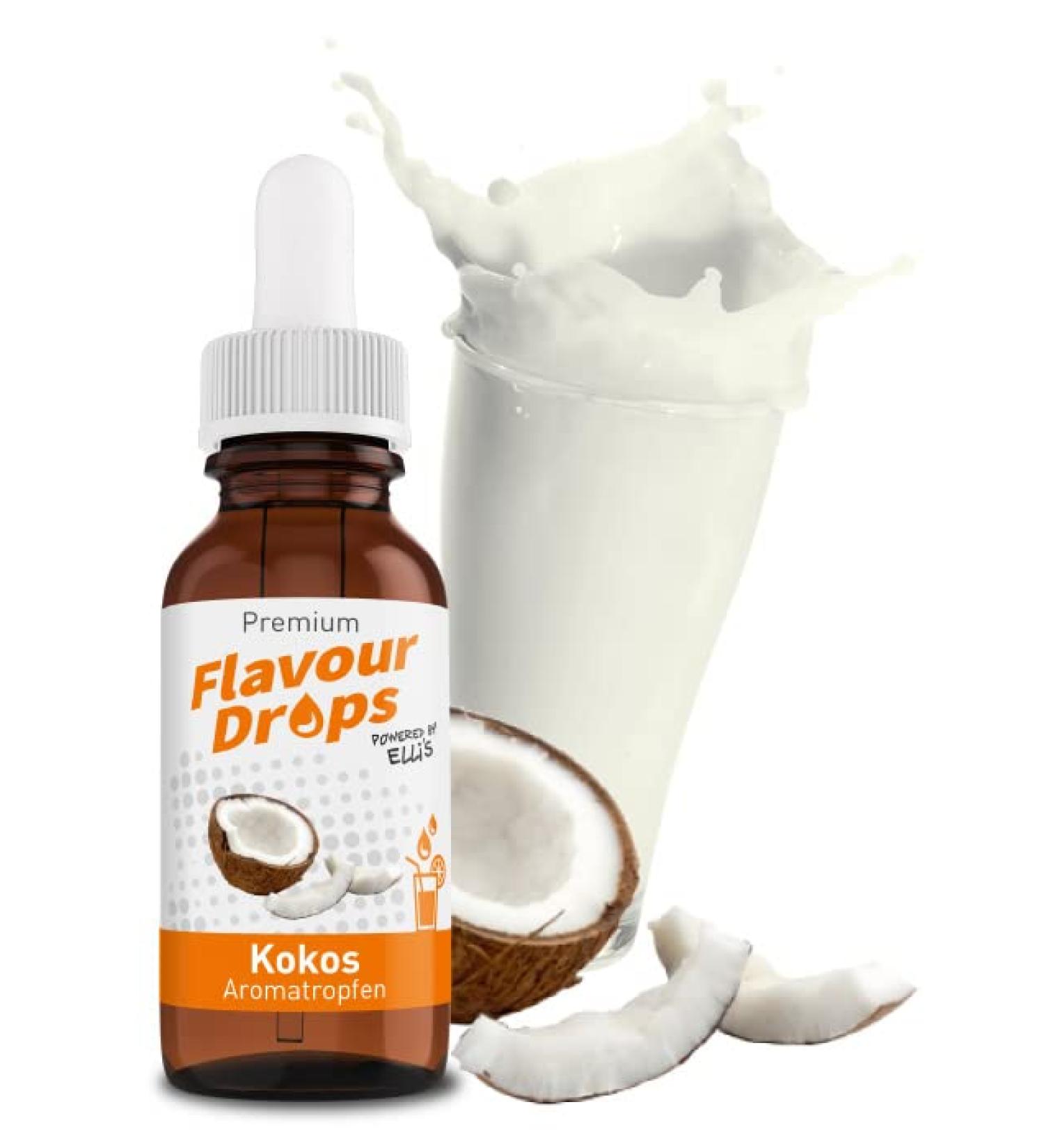 Flavour Drops Elli s flavours flavour drops aroma drops for sweetening food sugar-free flav drops (coconut)