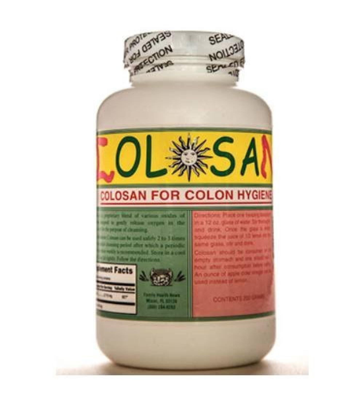 COLOSAN CAPSULES For Oxygen and Colon Health  120 Caps