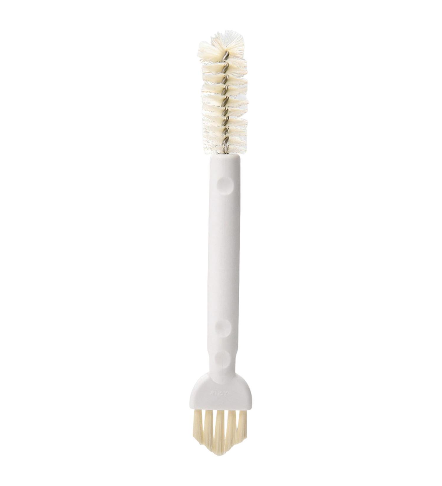 Bottle Brush - Double headd Cleaning Brush | Nursing Bottle Brush | Cup Crevice Double headd Bottle Cleaning Brush | 90 Degree Rotating headd Ergonomic Handle Household Brush for Sports Cups Teacups - Buy Online on GoSupps.com