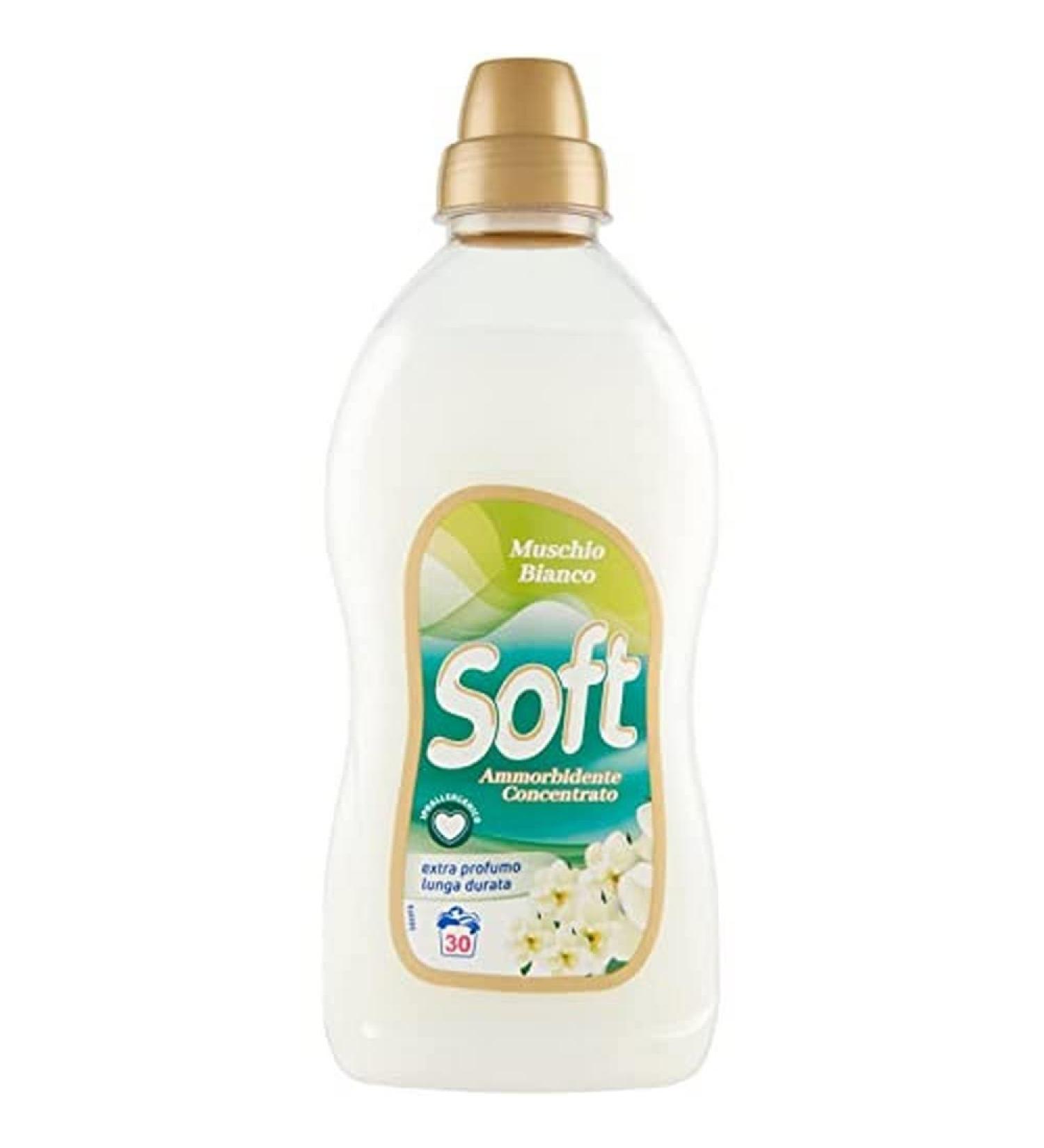 Soft Fabric Softener 750 ml Concentrate with Musk - Premium Quality Long-lasting Freshness & International Shipping - Buy Online on GoSupps.com