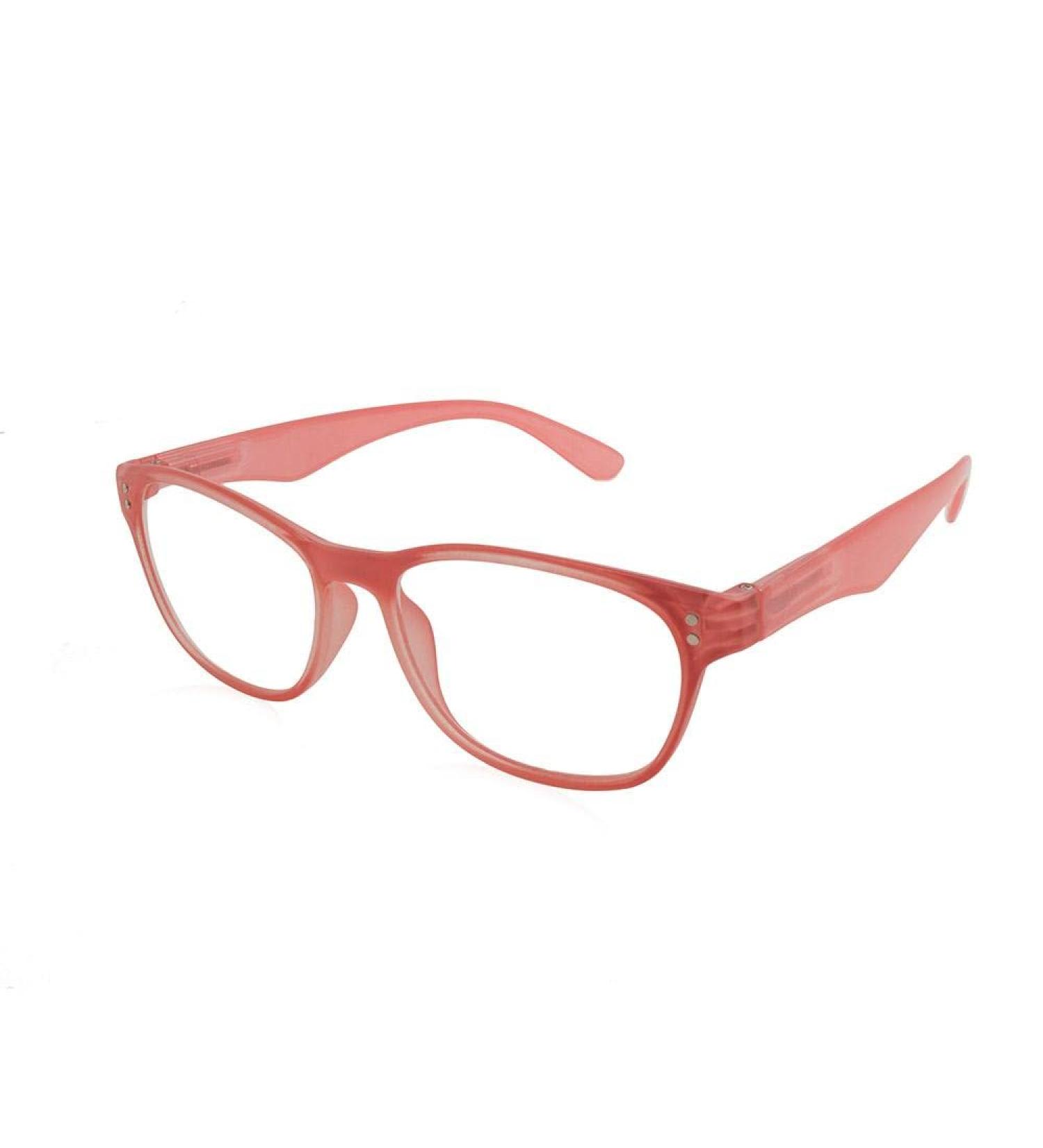 Gabriel + Simone Gemma Reading Glasses for Women | Stylish Blue Light Blocking Ultra-Thin Scratch-Resistant | Sleek Rectangle Frame | Includes Case | Pink +1.00 - Buy Online on GoSupps.com