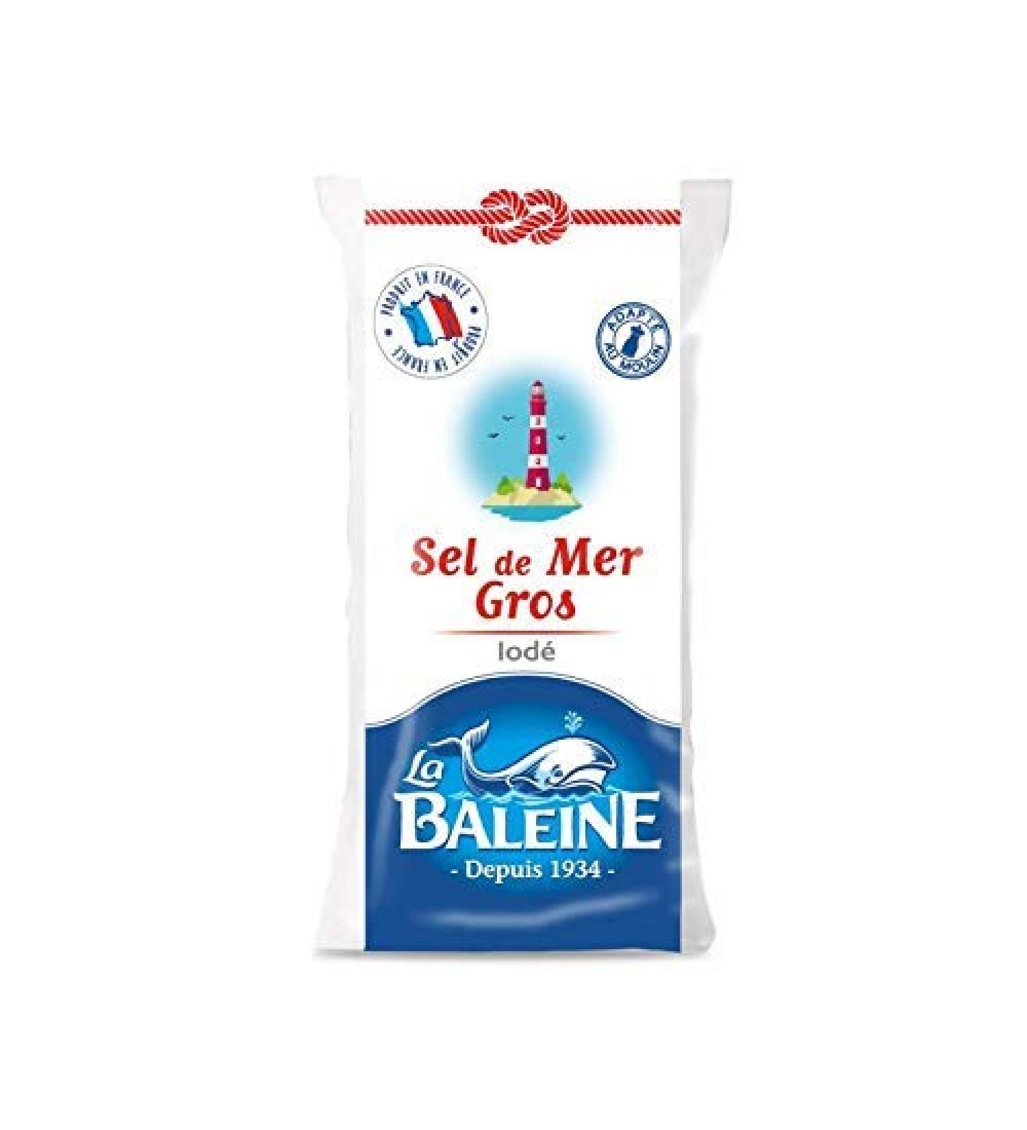 La Baleine – Large Poly Salt Bag 1 kg – Pack of 4