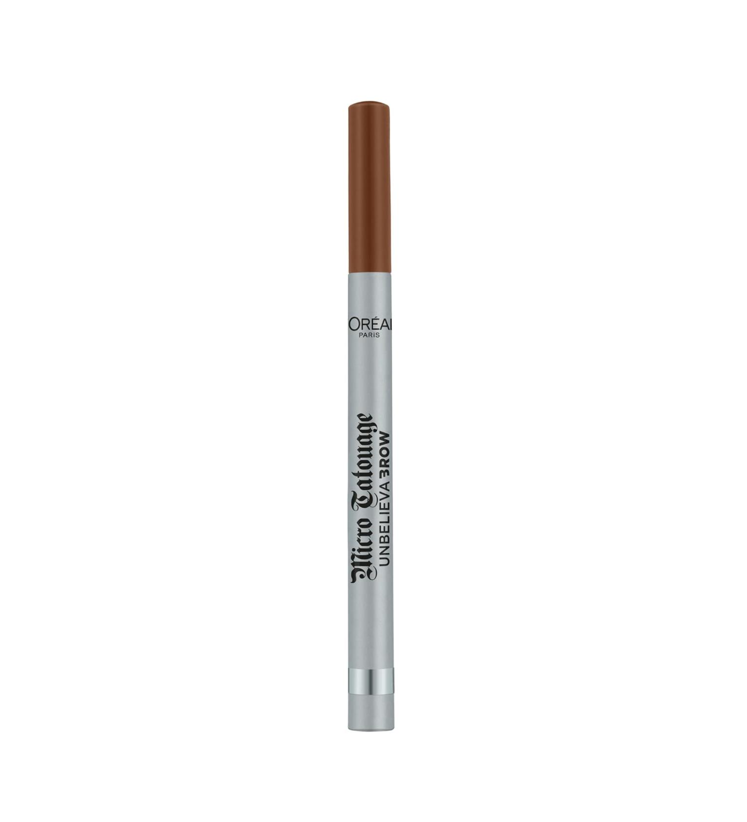 L'Or al Paris Unbelieva Brow Micro Tatouage 105 Brunette - Long-Lasting Microblading Effect Felt Pen 24 Hour Wear 1g (1 Pack) - Buy Online Worldwide - Buy Online on GoSupps.com