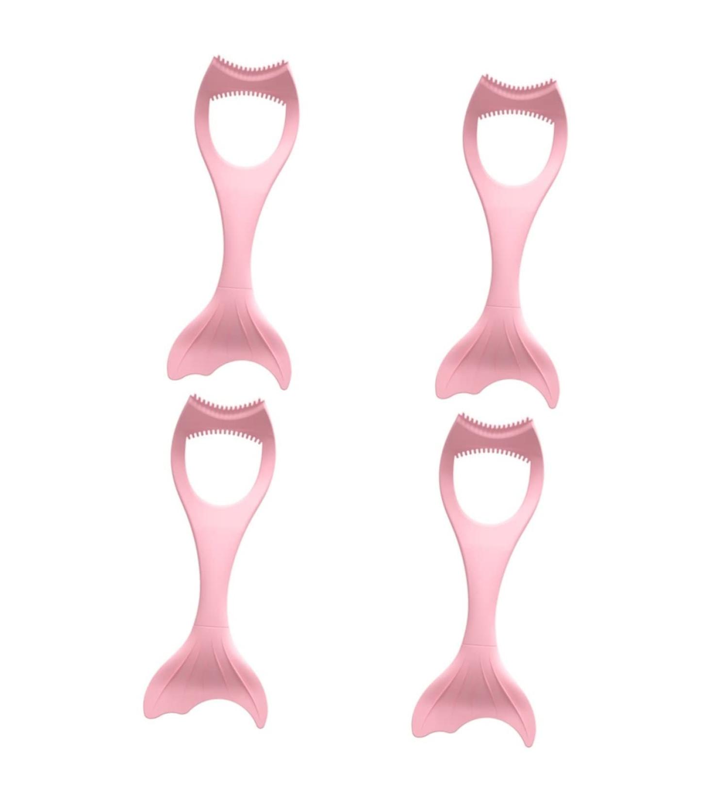 Mipcase 4pcs Eyeliner Tool Kit - Eyeshadow Brushes Mascara Aids & Eyelash Stencils for Perfect Lash Extensions - Pink Silicone Mold Set - Buy Online on GoSupps.com