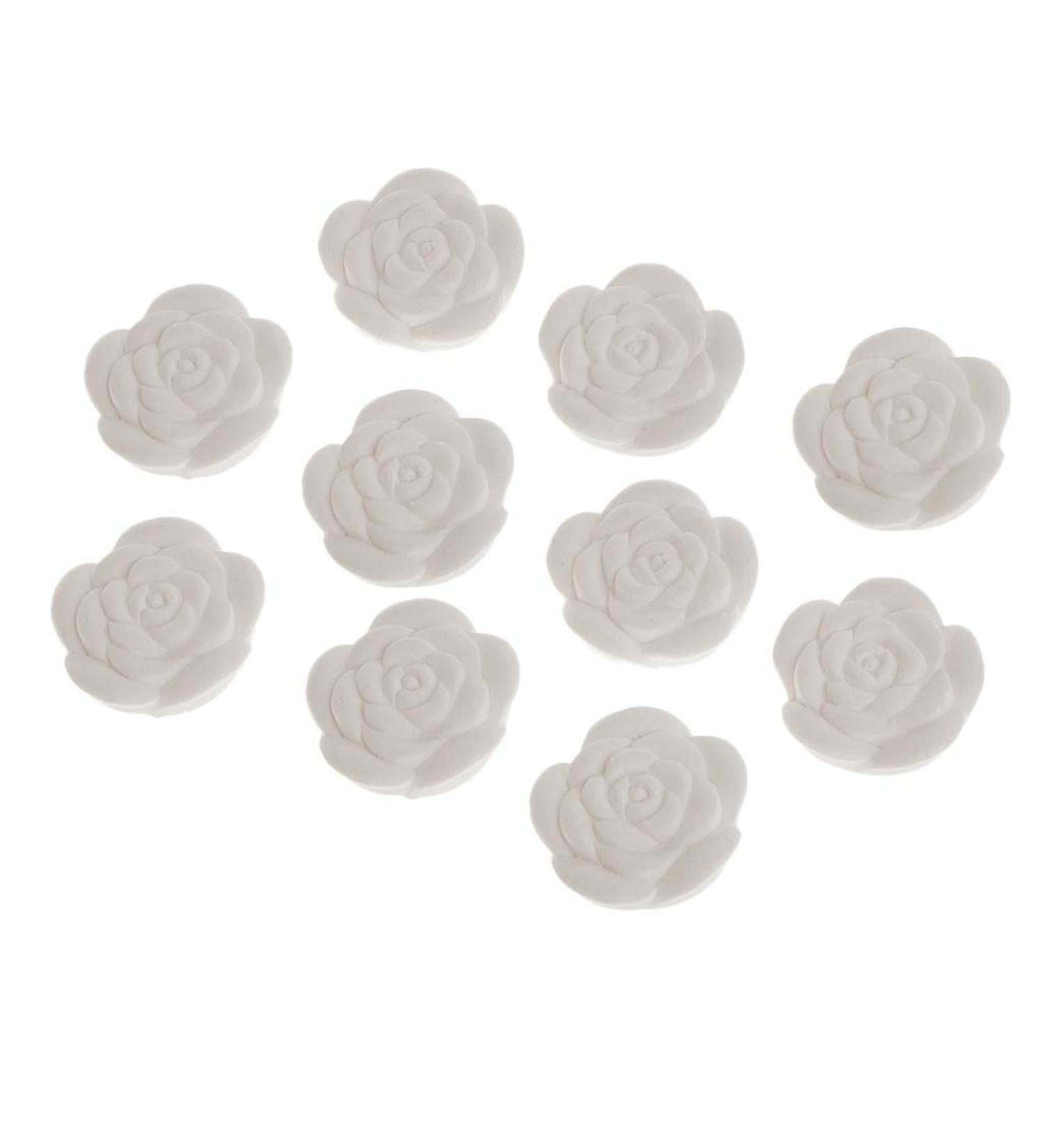 Sharplace 10-Piece Flower Fragrance Stones - Essential Oil Diffuser for Home Office Bedroom Spa & Yoga - Aromatic Room Fresheners - Buy Online on GoSupps.com