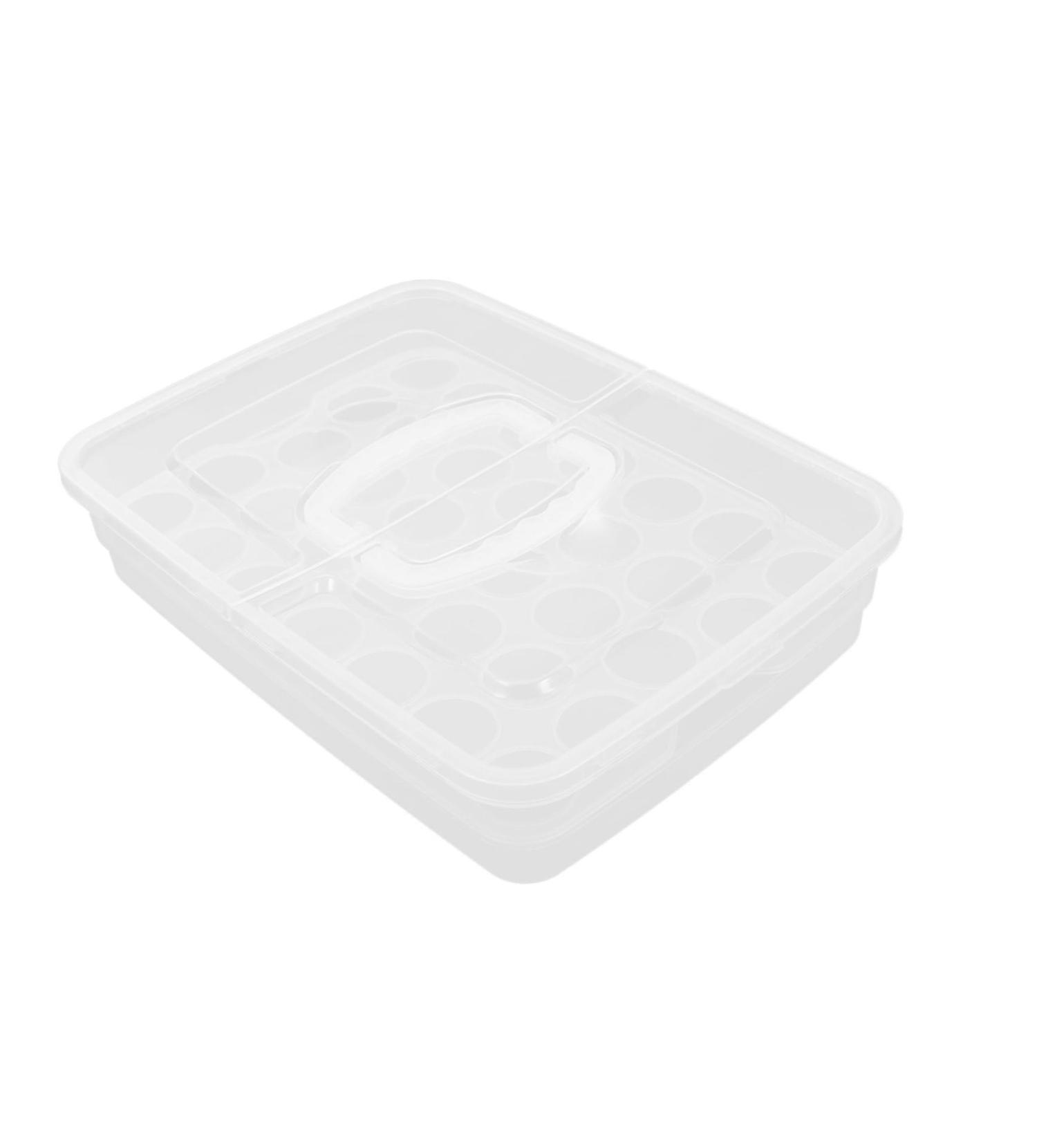 GLEAVI Box Egg Tote Eggs Refrigerator Egg Container Egg Case Egg Holder Covered Egg Organizer Crisper Dog - Buy Online on GoSupps.com
