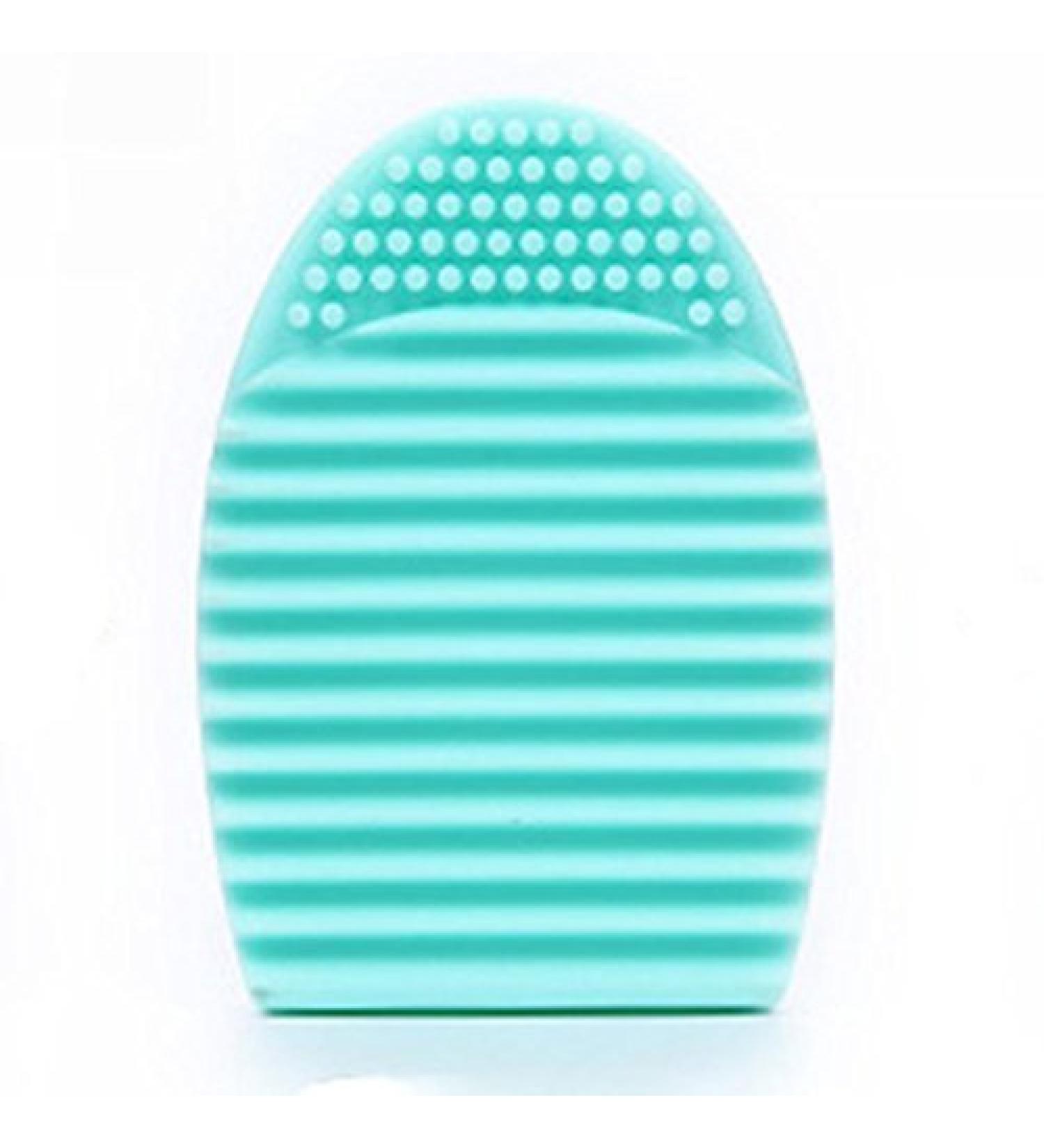 DZT1968 Silicone Gel Makeup Washing Brush Cleaner Egg Scrubber Tool (Green)