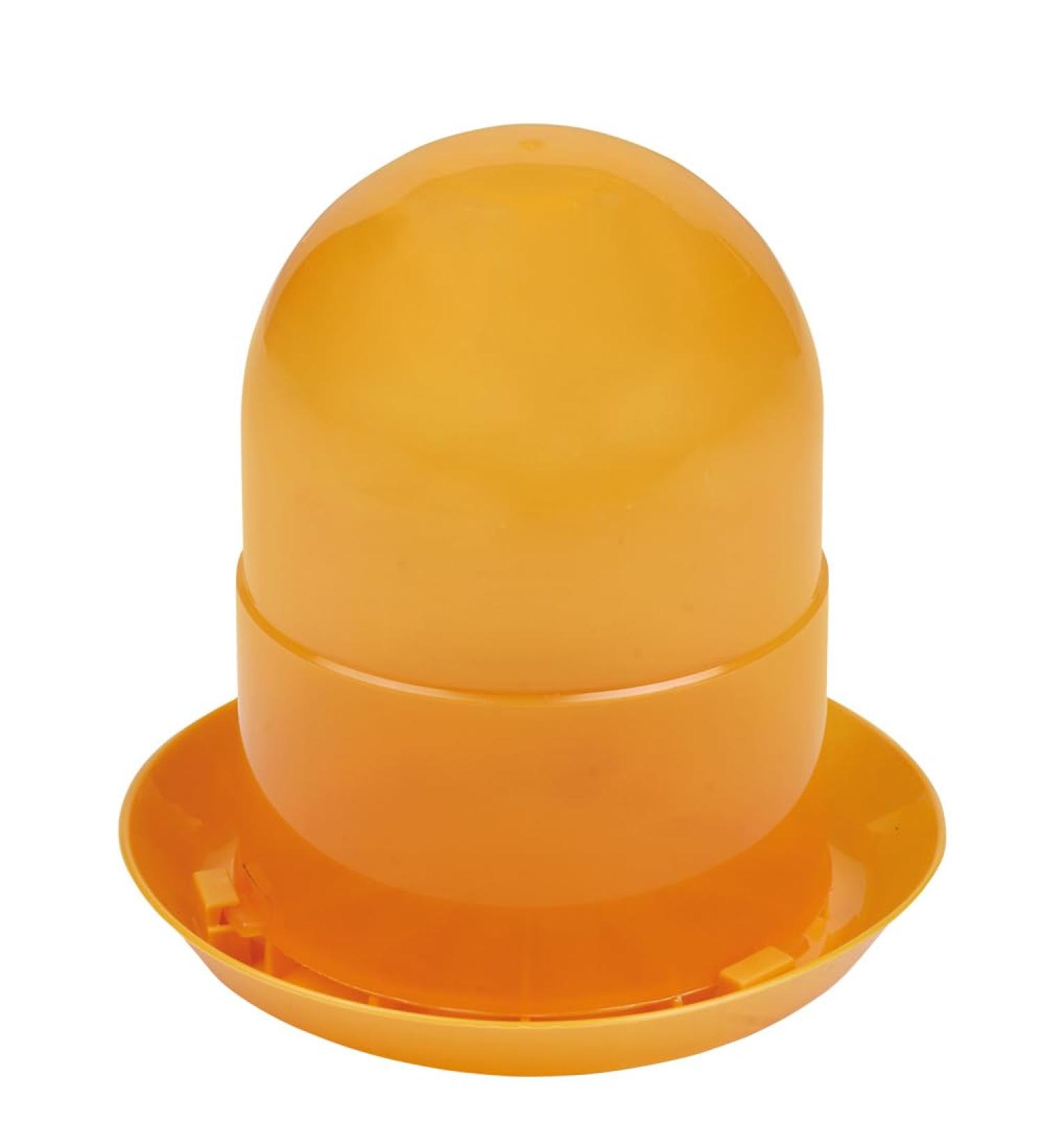 Nobby chick feeder plastic 2 kg 19 x 19.5 cm orange